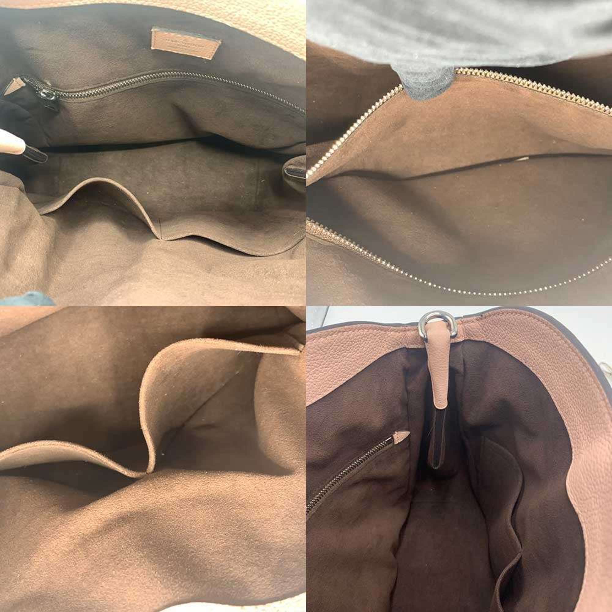 Louis Vuitton Mahina Pink Mahina Leather Leather Handbag Shoulder Bag (Pre-Owned)