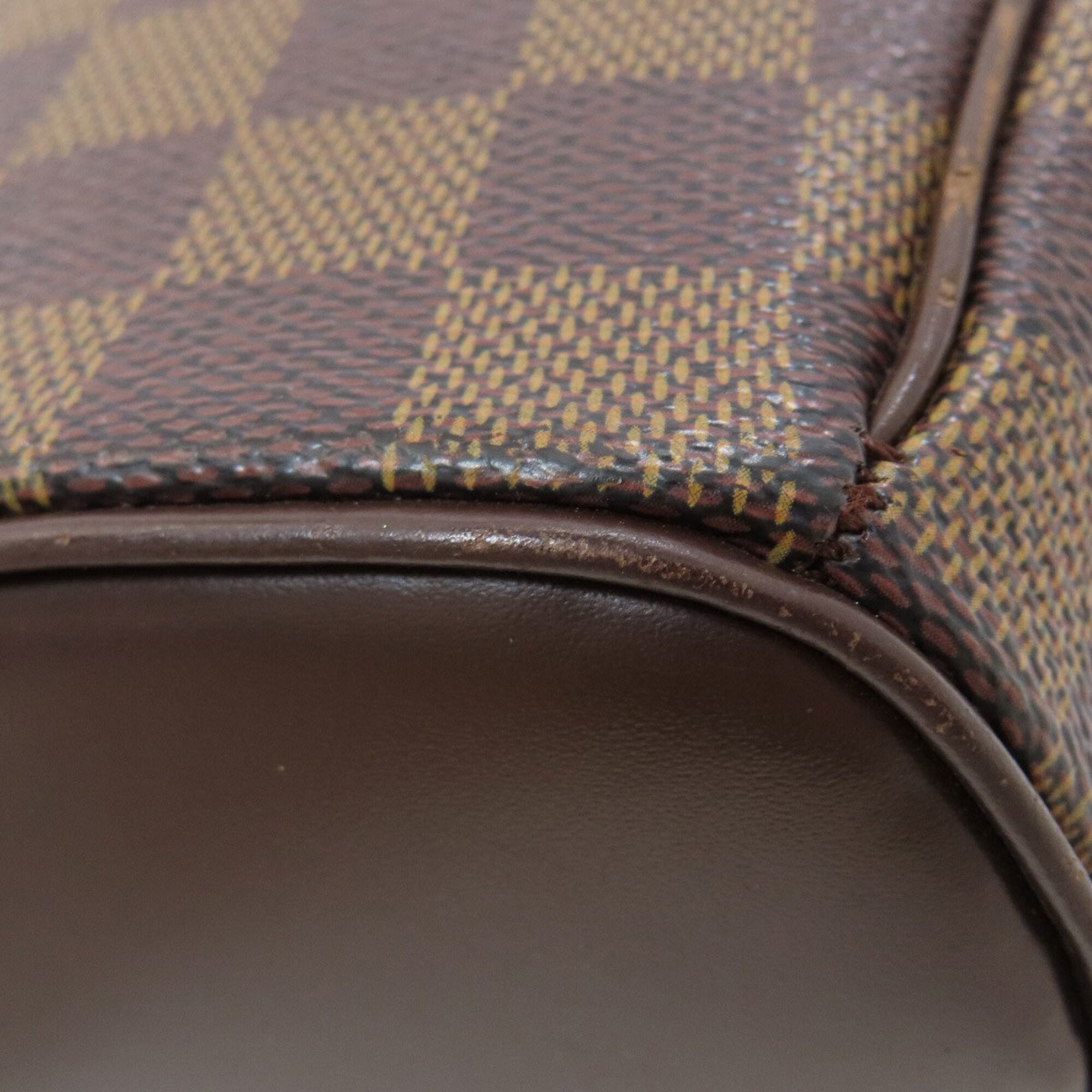 Louis Vuitton Damier Canvas Ebene Damier Canvas Shoulder Bag (Pre-Owned)