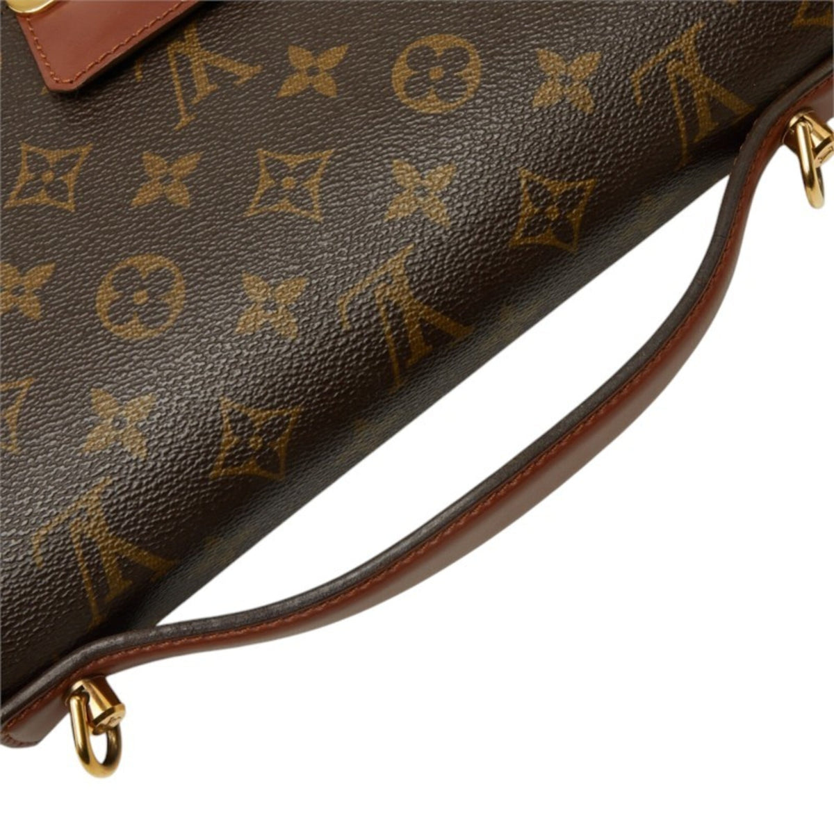 Louis Vuitton Monogram Brown Pvc Leather Handbag Shoulder Bag (Pre-Owned)