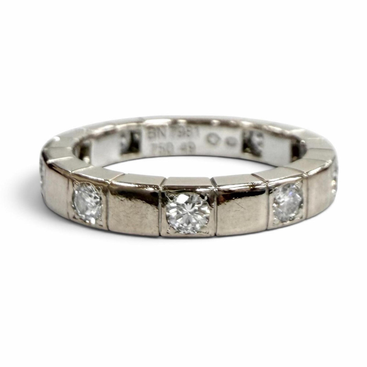 Cartier White Gold White Gold (18K) Band Ring (Pre-Owned)