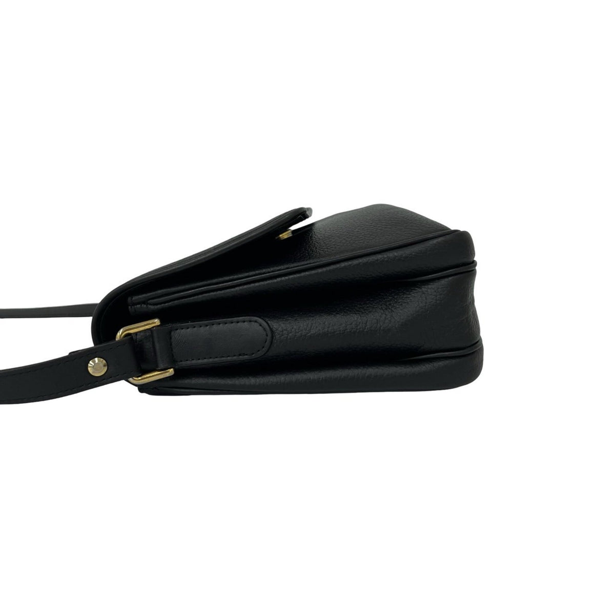 Burberry Black Leather Shoulder Bag (Pre-Owned)