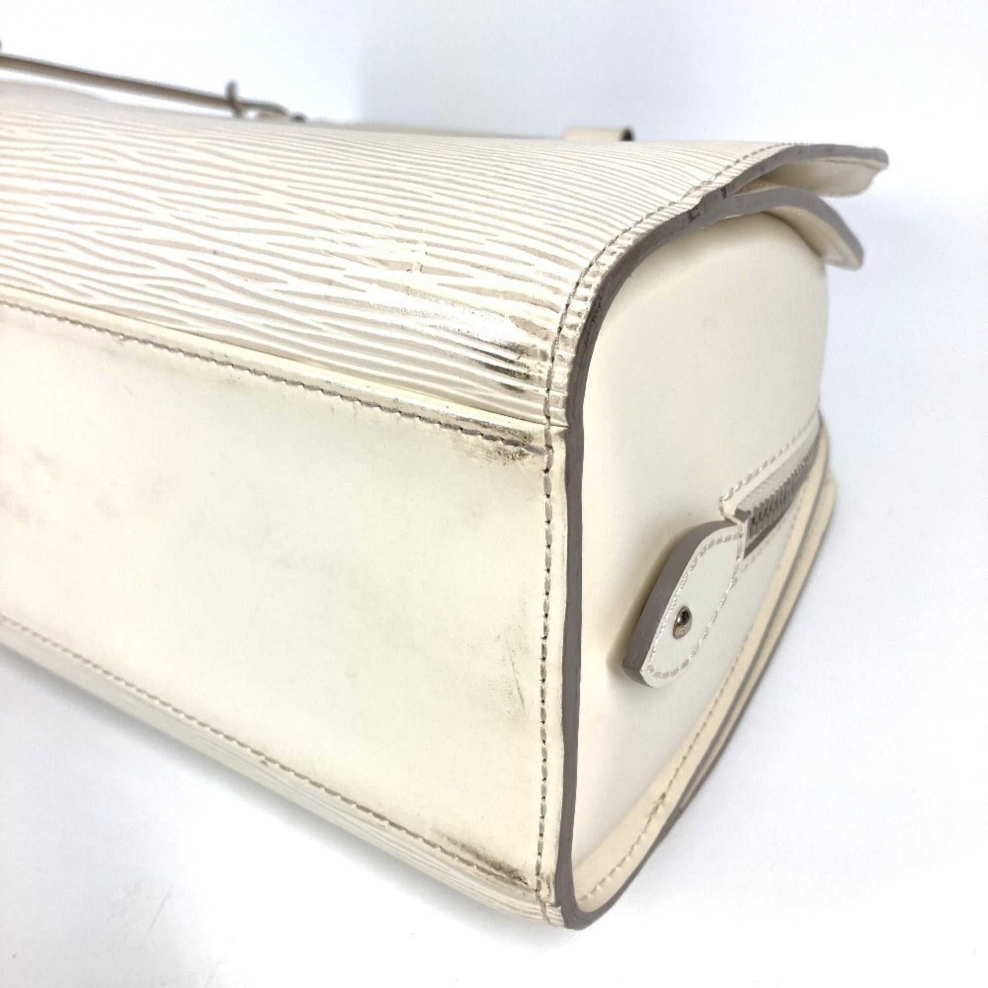 Louis Vuitton Lv Off White White Epi Leather Handbag Tote Bag (Pre-Owned)