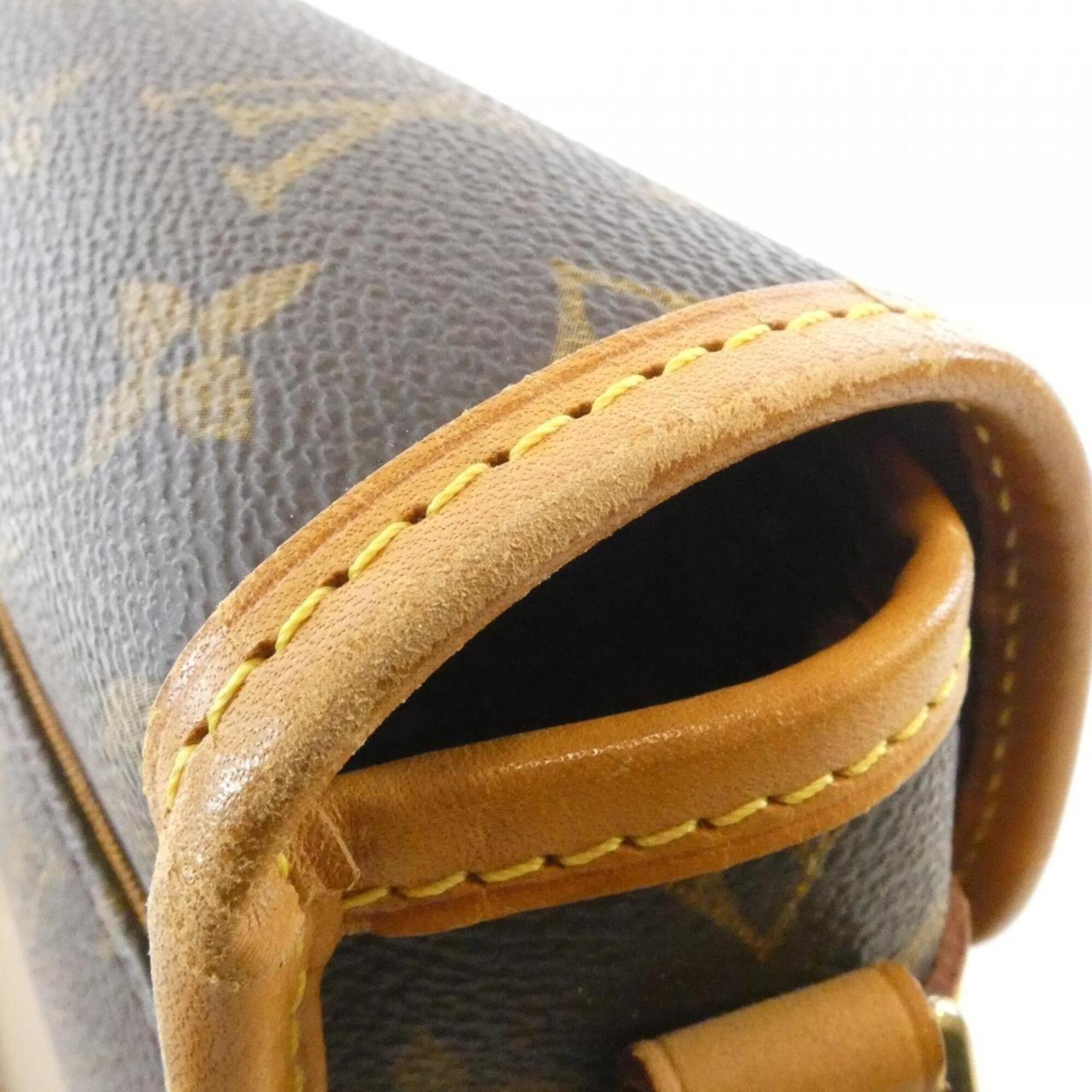 Louis Vuitton Brown Coated Canvas Shoulder Bag (Pre-Owned)