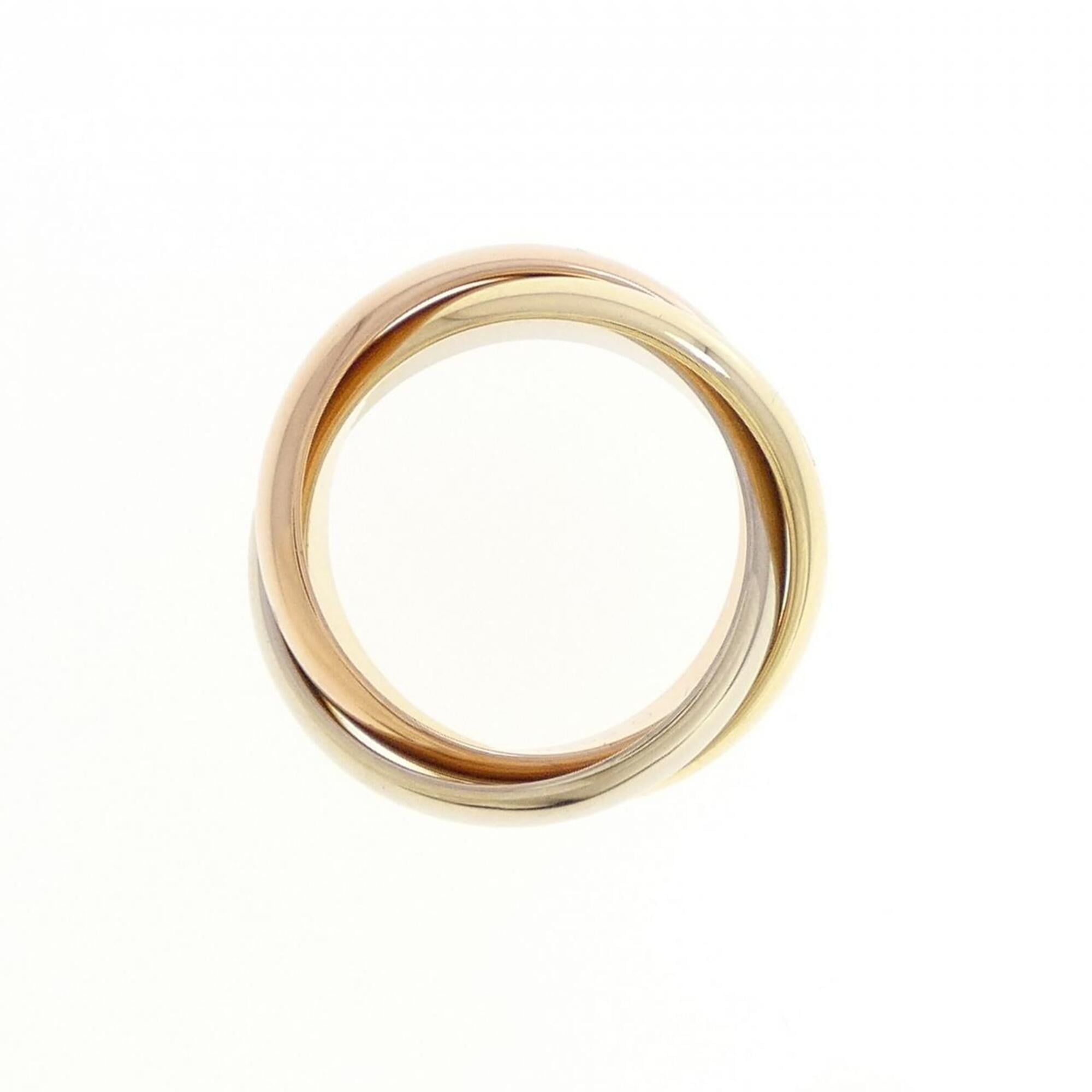 Cartier Pink Gold White Gold Yellow Gold Yellow Gold (18K) Pink Gold (18K) White Gold (18K) Band Ring (Pre-Owned)