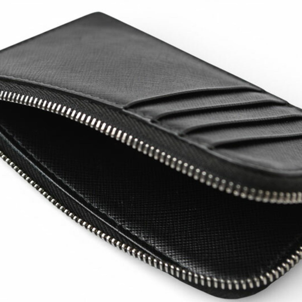 Prada Black Nero Leather Coin Purse/Coin Case (Pre-Owned)