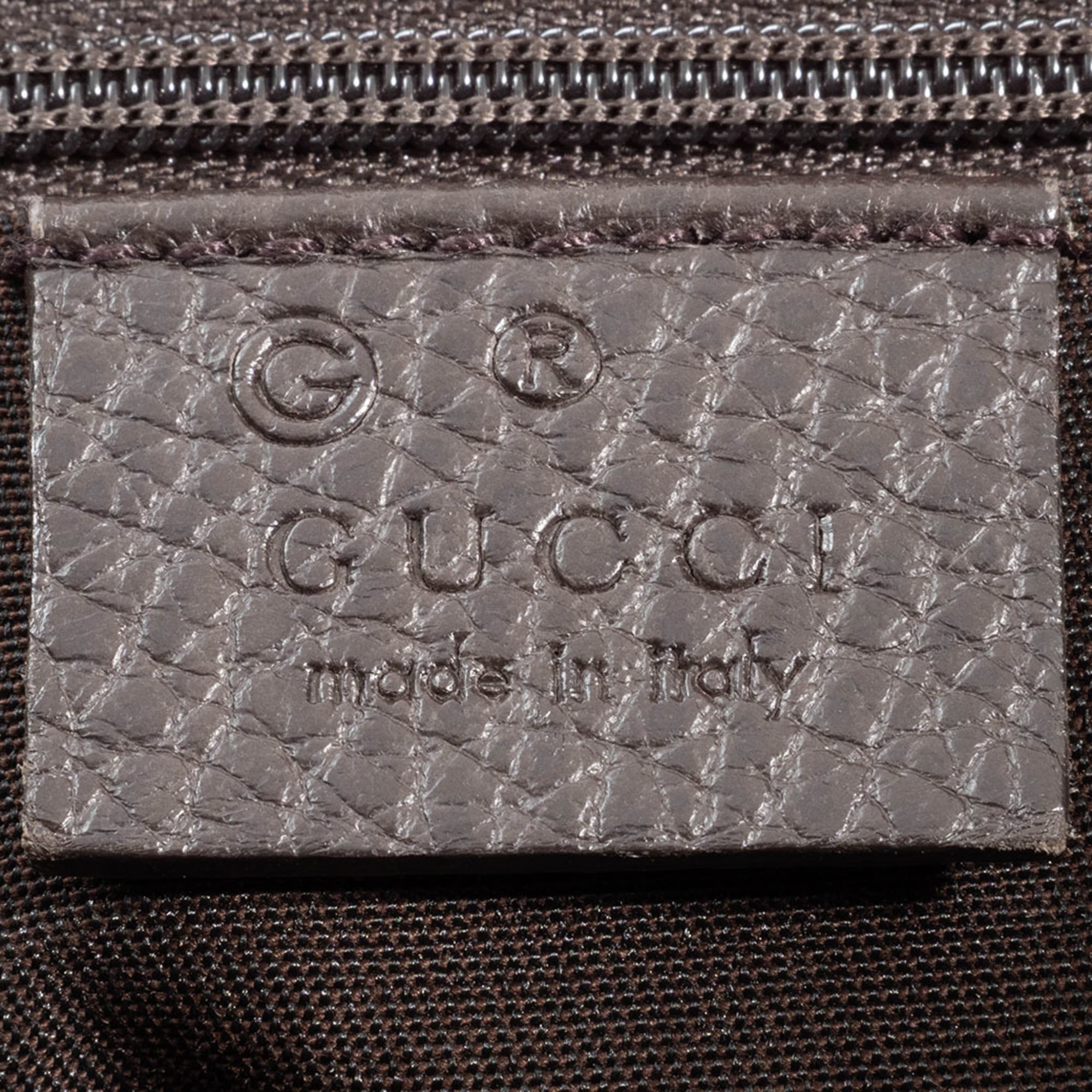 Gucci Gg Crystal Beige Brown Pvc Leather Tote Bag (Pre-Owned)