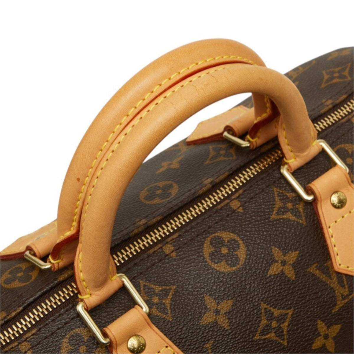 Louis Vuitton Monogram Brown Pvc Leather Boston Bag Handbag (Pre-Owned)