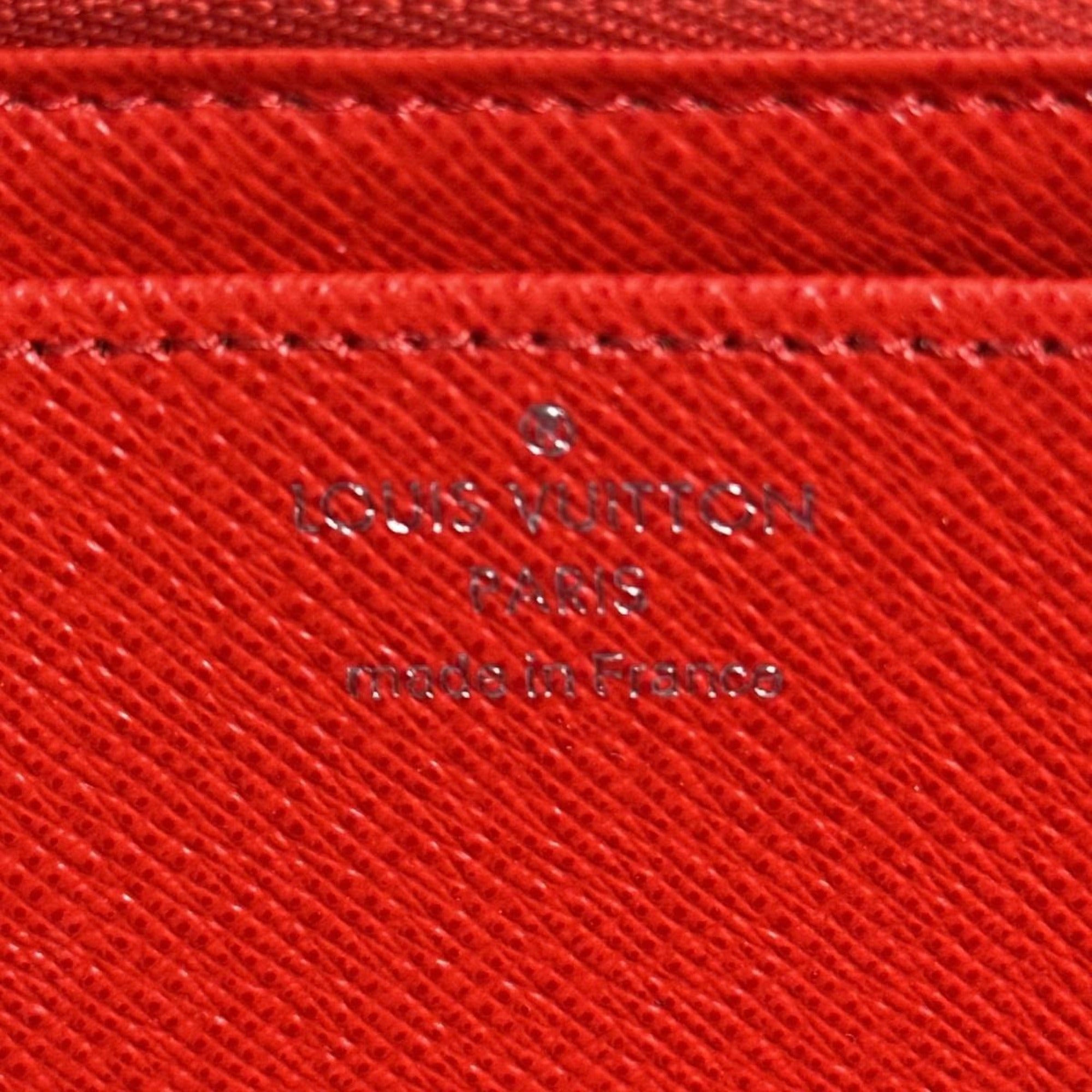 Louis Vuitton Coquelicots Red Color Epi Leather Long Wallet (Tri-Fold) (Pre-Owned)