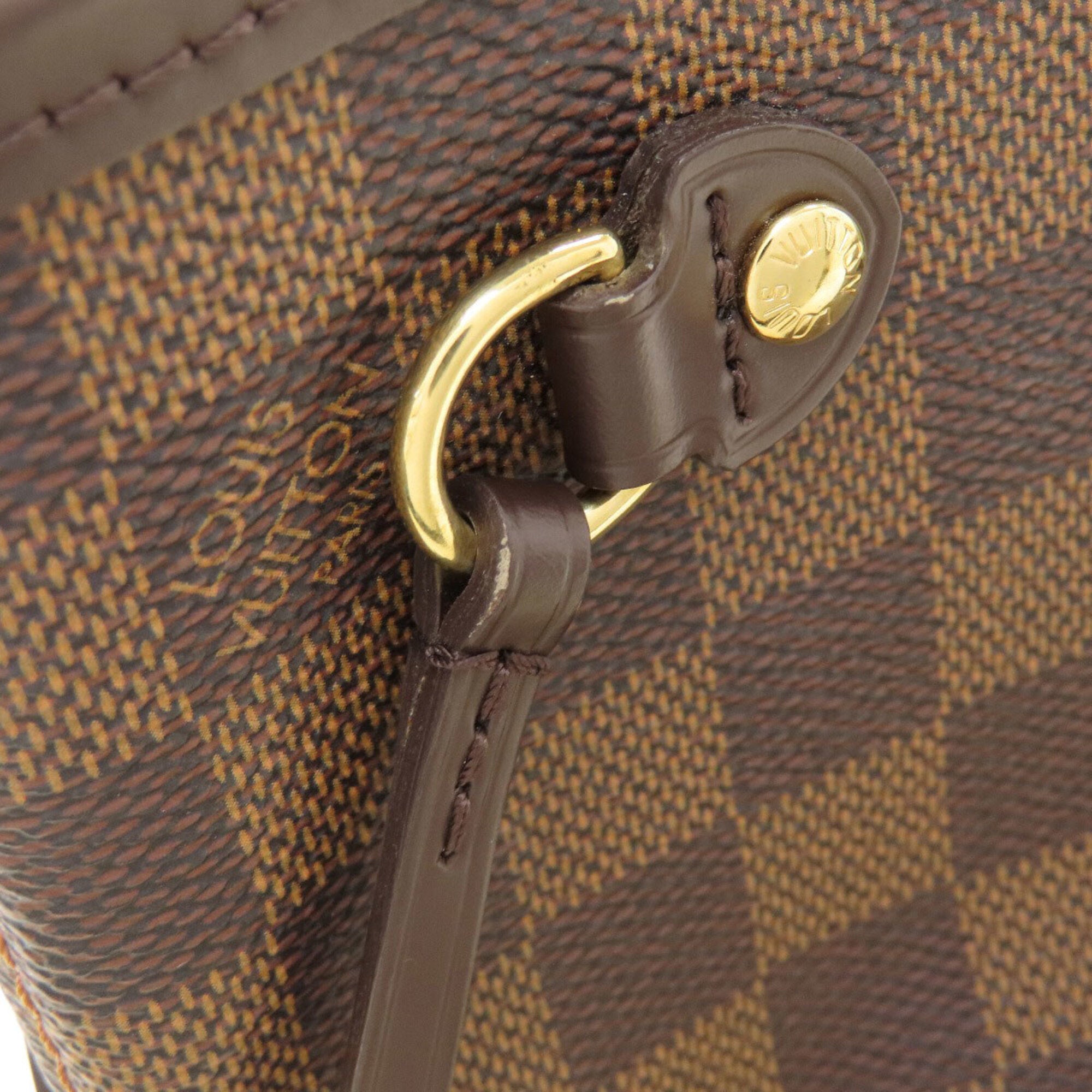 Louis Vuitton Damier Canvas Ebene Damier Canvas Tote Bag (Pre-Owned)