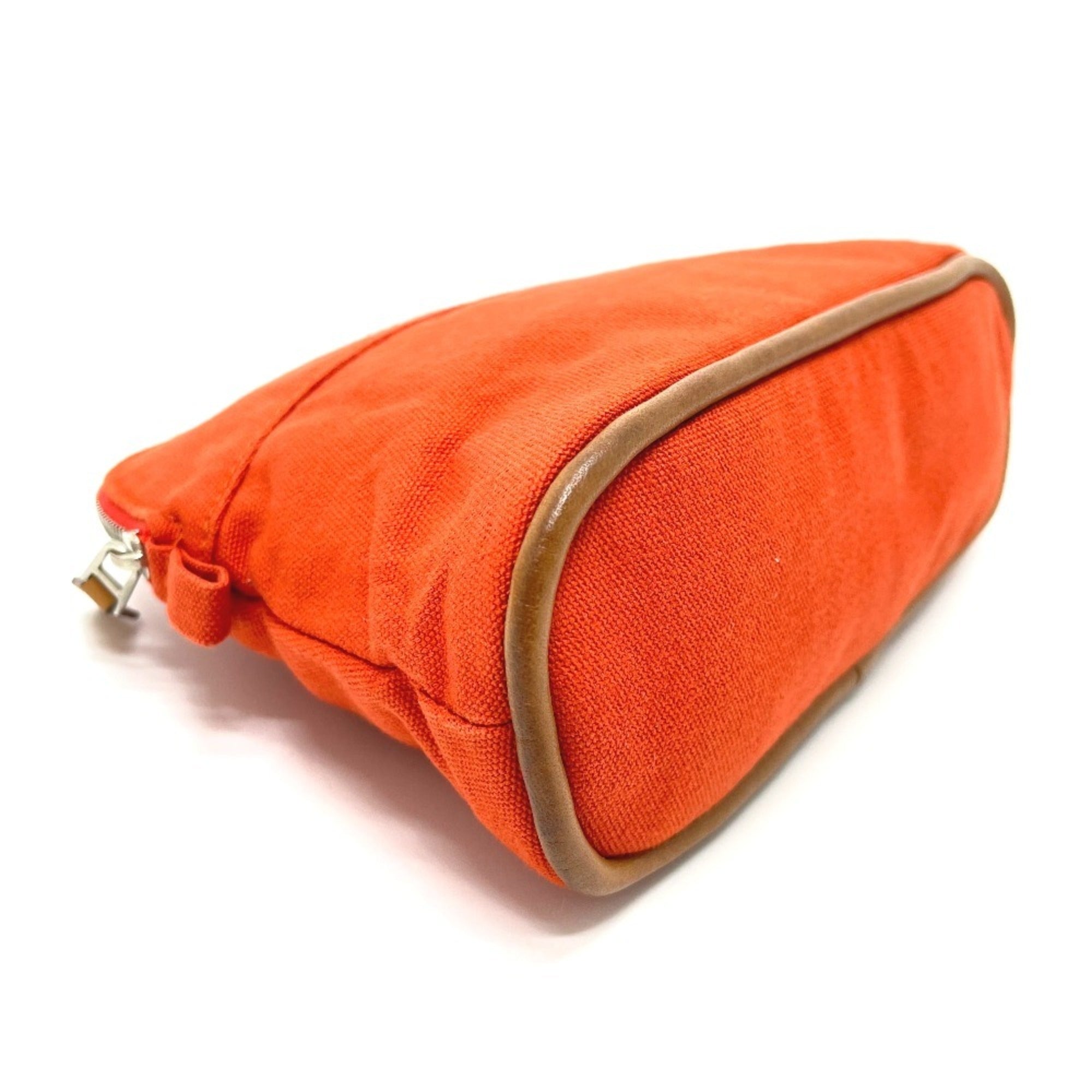 Hermes Orange Cotton Pouch (Pre-Owned)