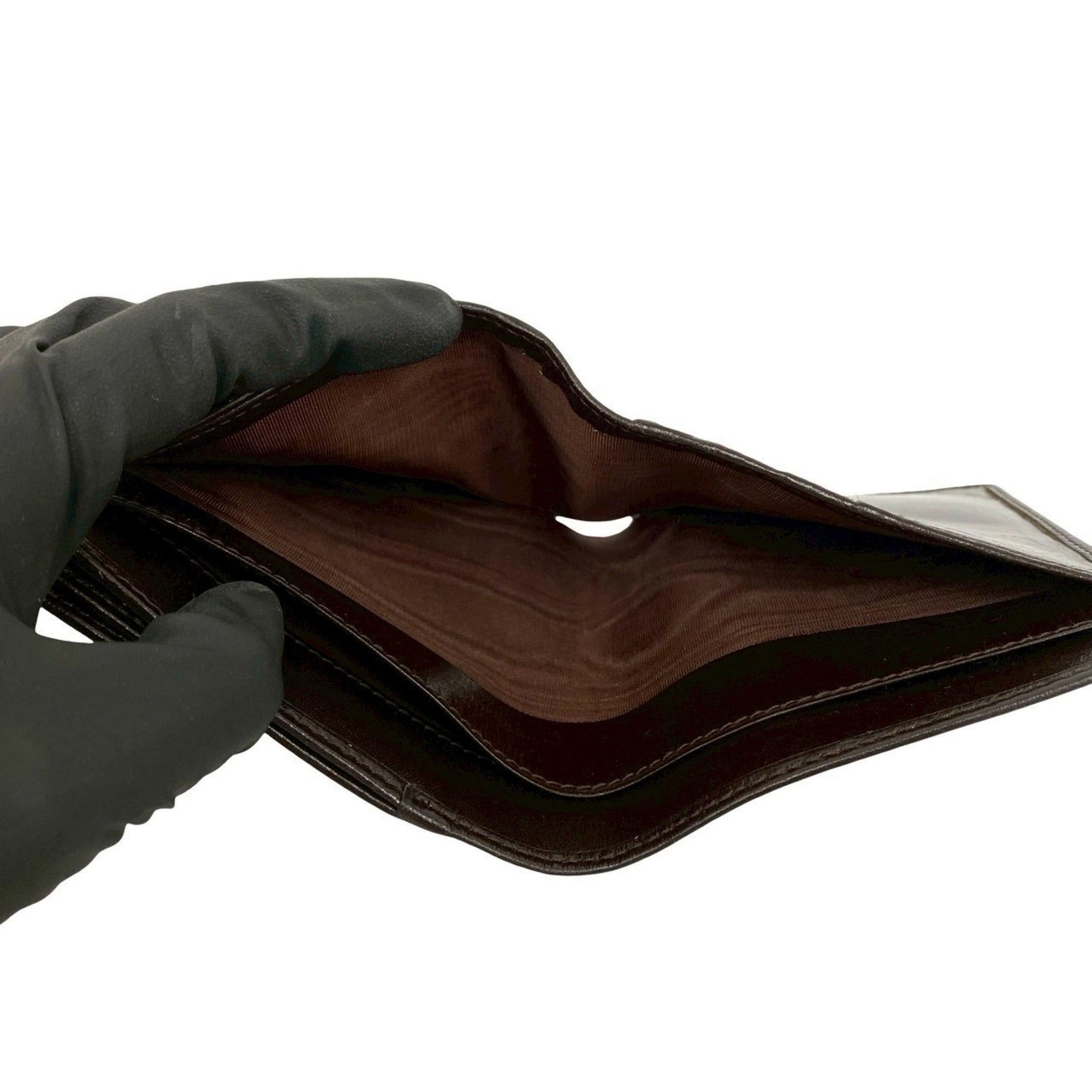Gucci Brown Leather Wallet (Bi-Fold) (Pre-Owned)