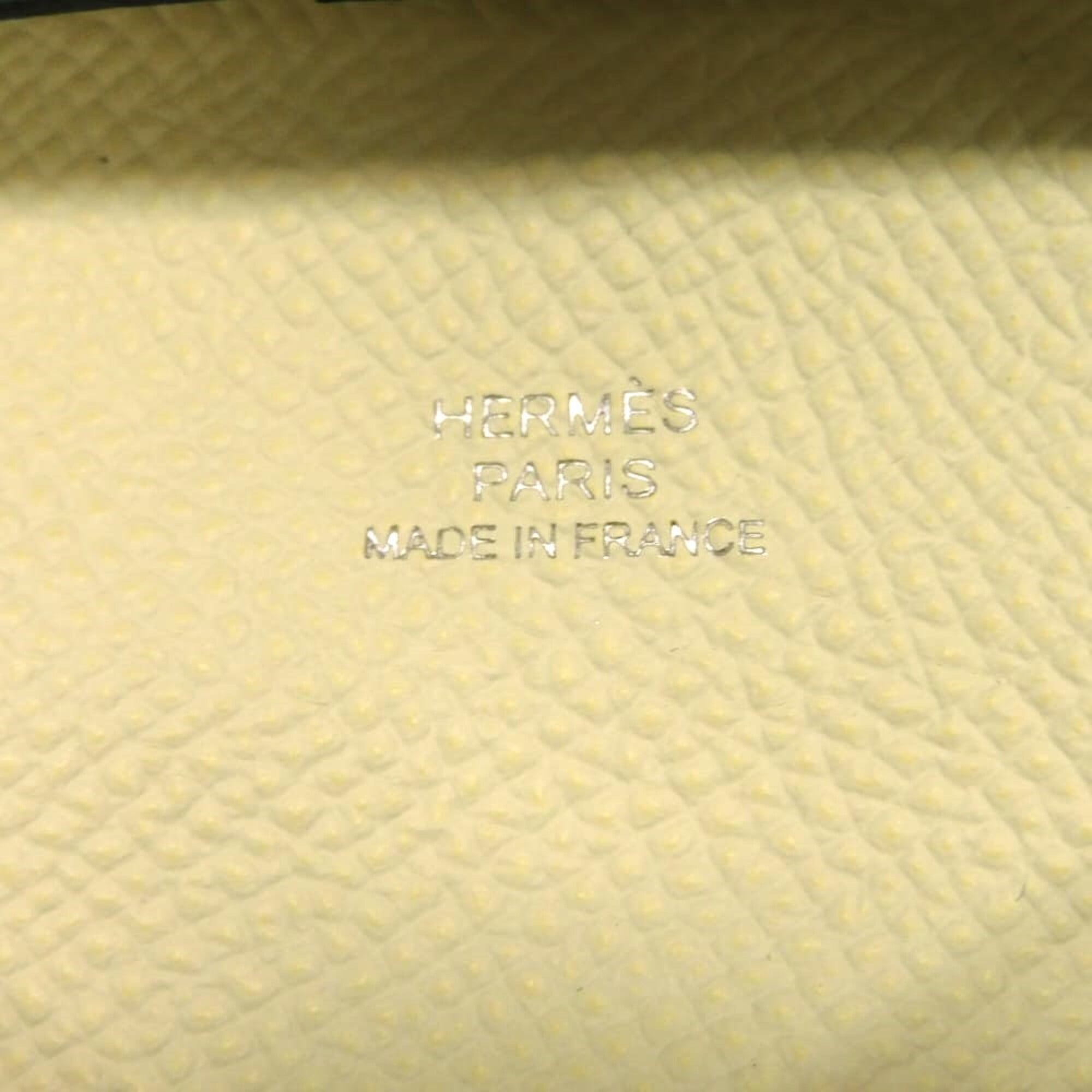Hermes Bicolor Green Epsom Leather Coin Purse/Coin Case (Pre-Owned)