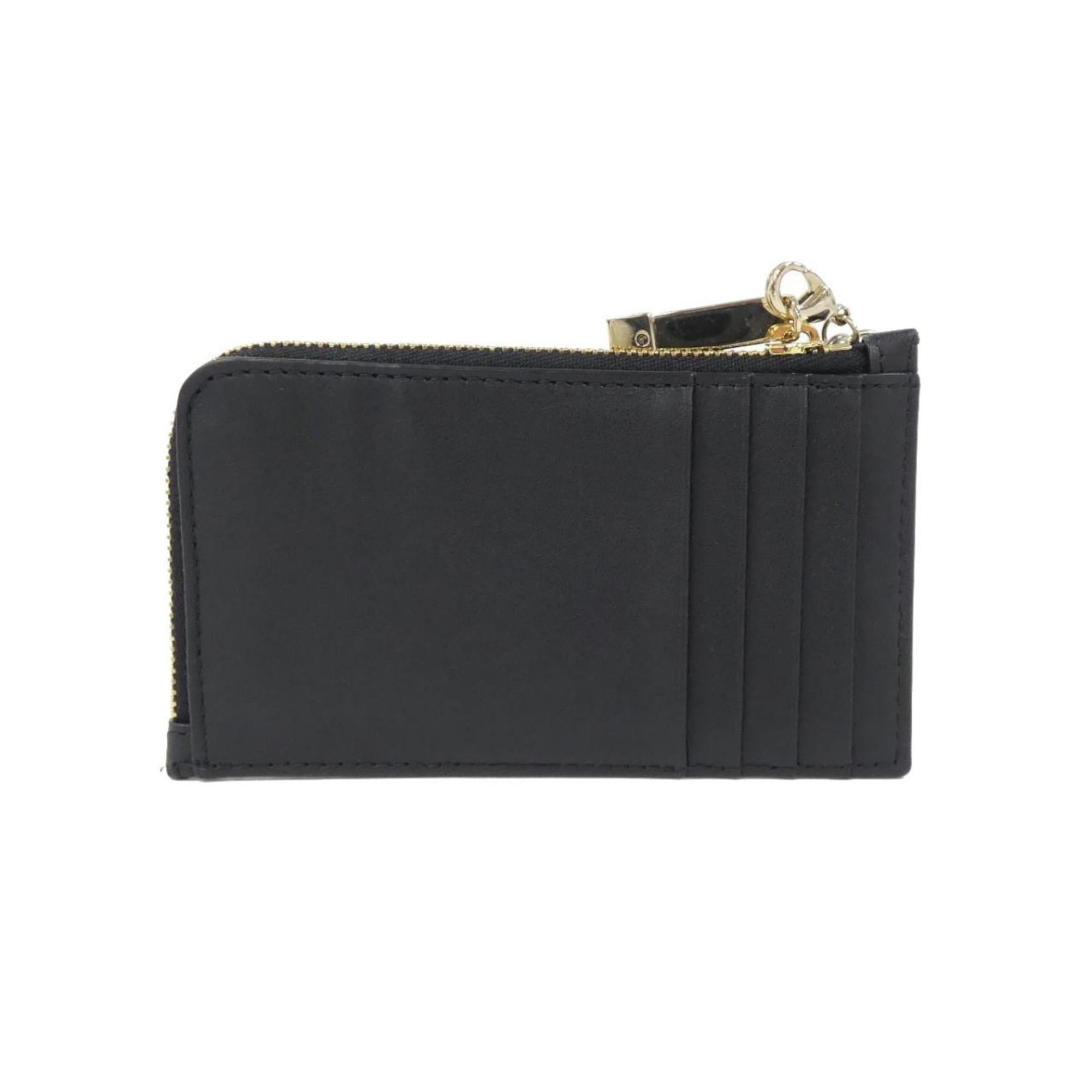 Christian Dior Black Leather Coin Purse/Coin Case (Pre-Owned)