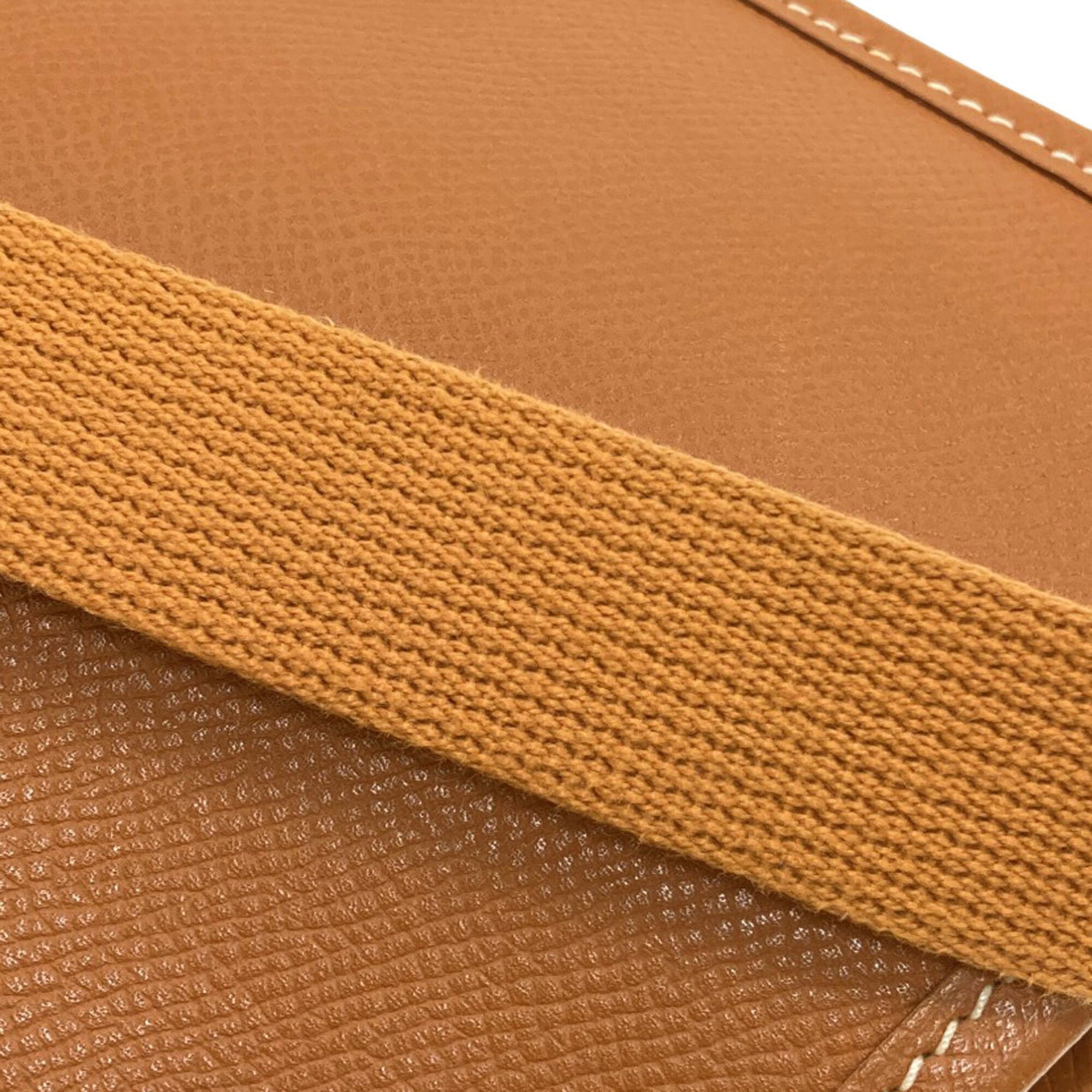 Hermes Vespa Brown Epsom Leather Shoulder Bag (Pre-Owned)