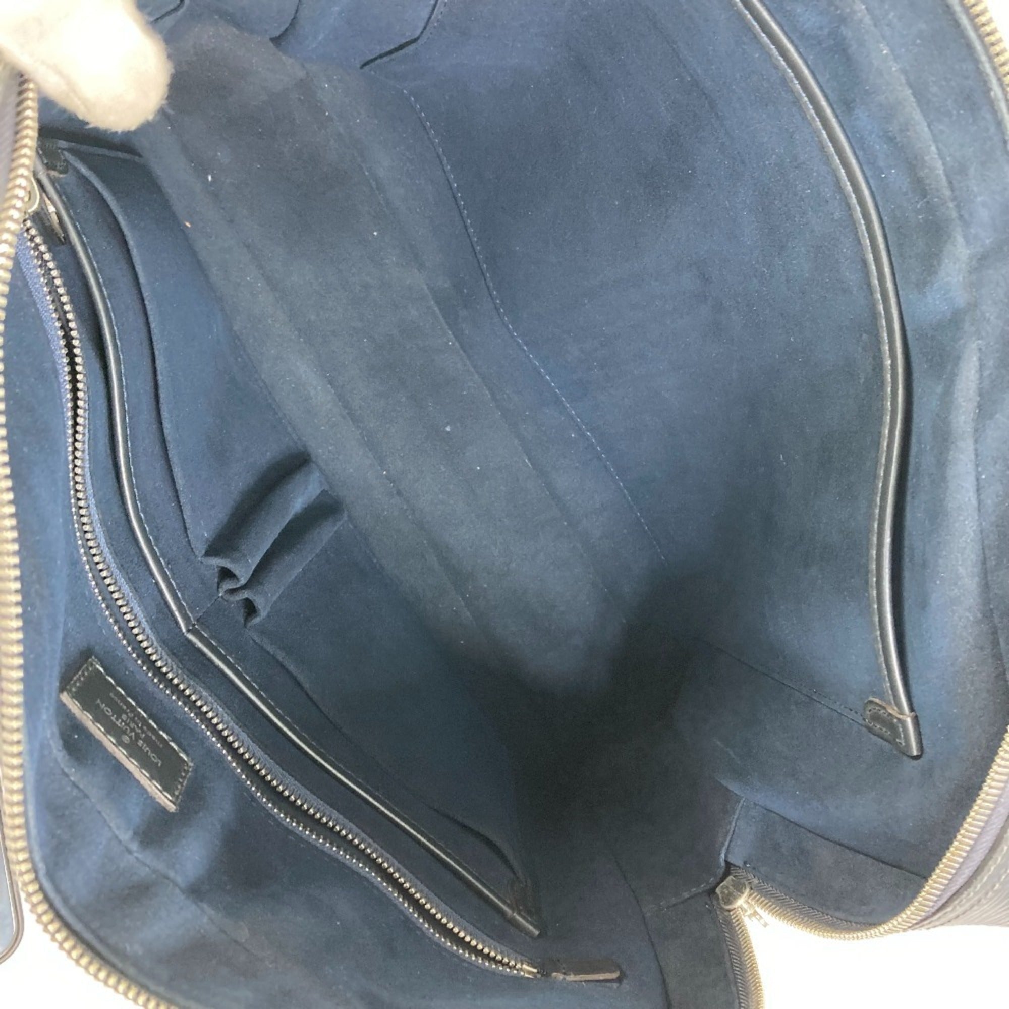 Louis Vuitton Blue Nuit Navy Epi Leather Handbag Tote Bag (Pre-Owned)