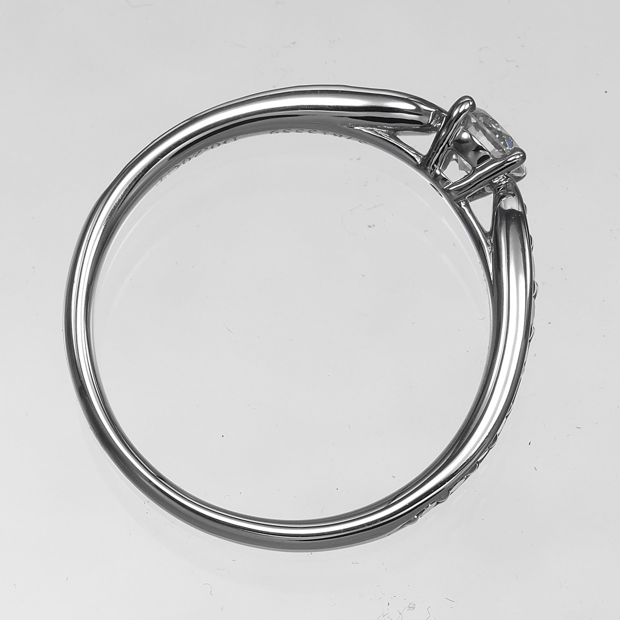 Tiffany Platinum Platinum 950 Band Ring (Pre-Owned)