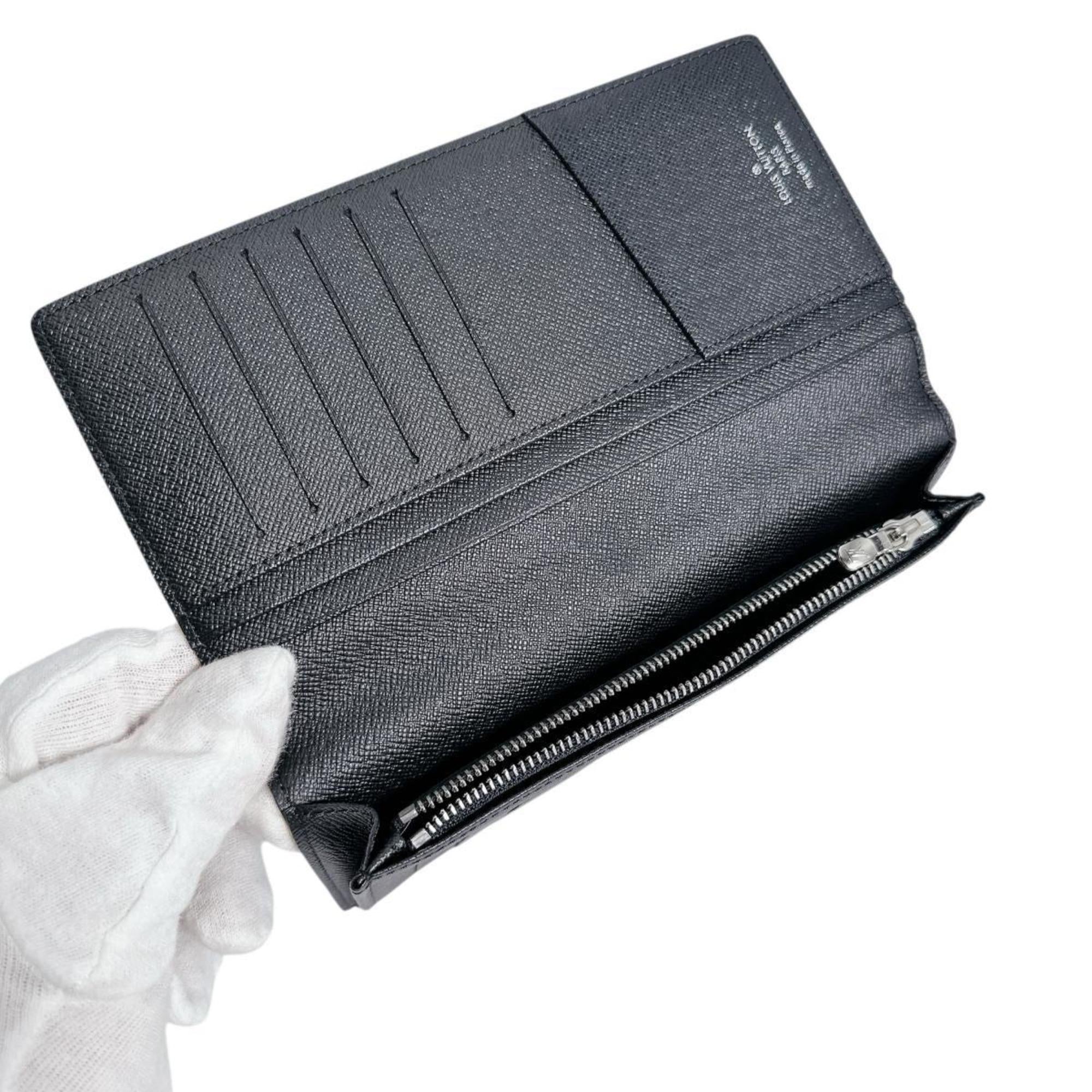 Louis Vuitton Damier Graphite Black Gray Damier Graphite Long Wallet (Bi-Fold) (Pre-Owned)