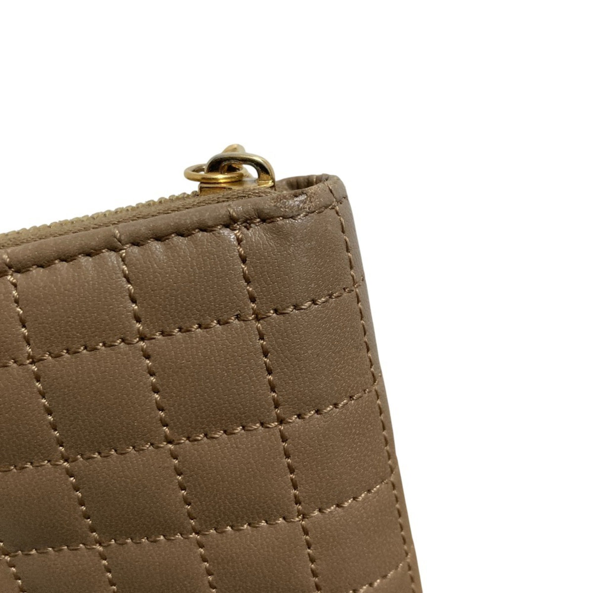 Celine Beige Long Wallet (Bi-Fold) (Pre-Owned)