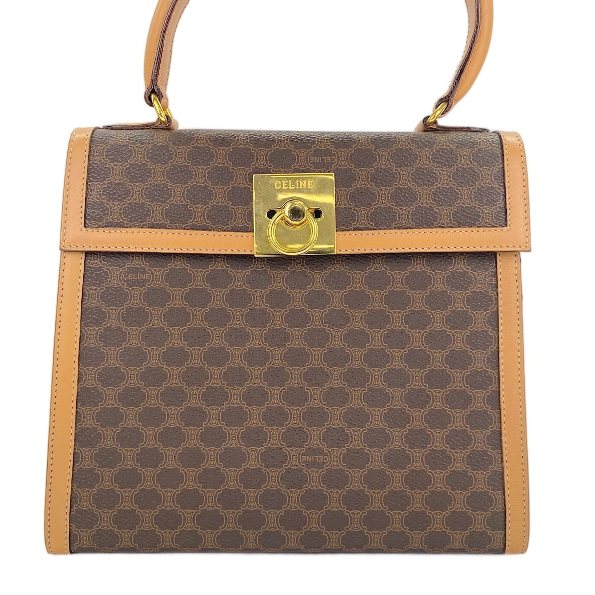Celine Macadam Brown Handbag (Pre-Owned)