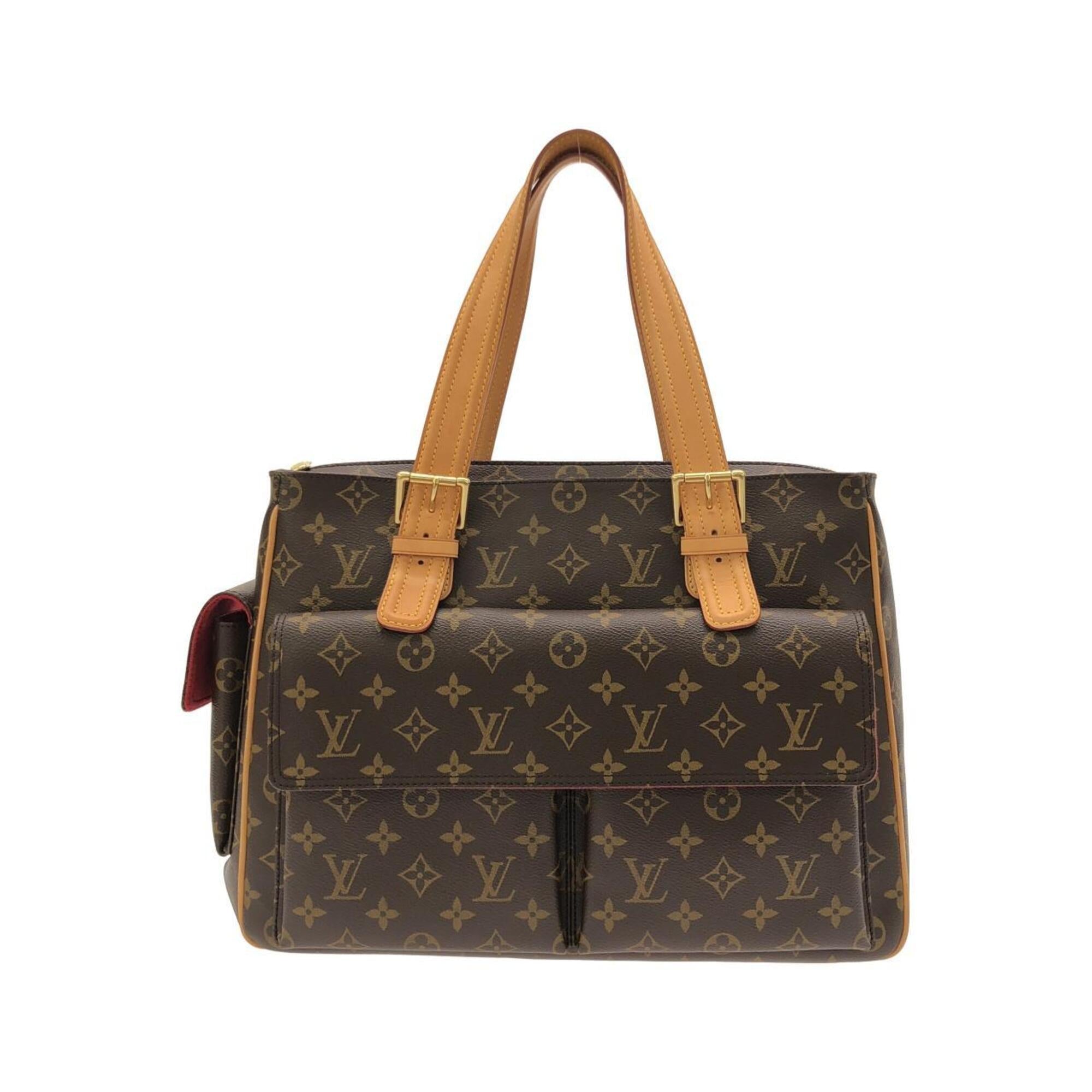 Louis Vuitton Marron Coated Canvas Handbag (Pre-Owned)