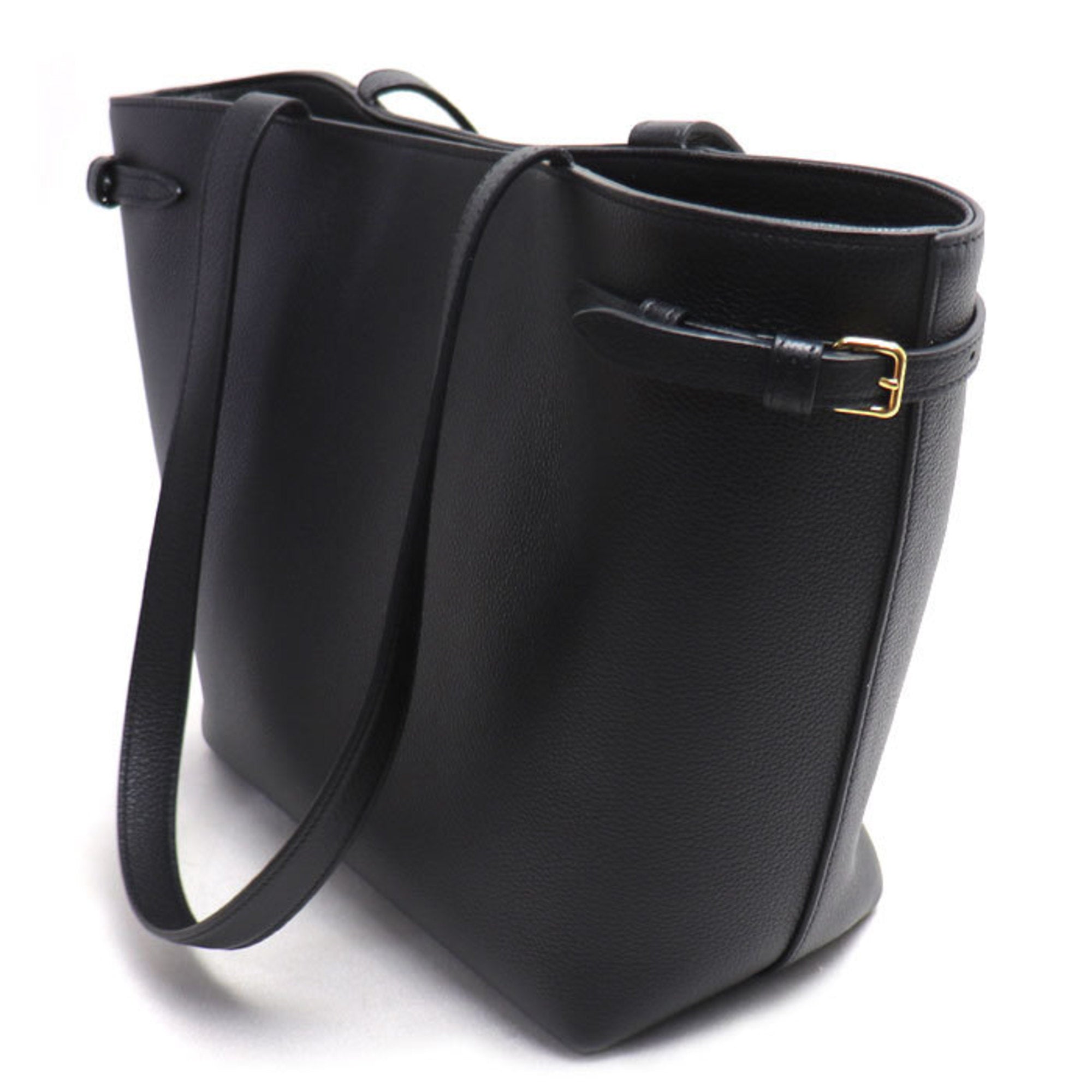 Celine Black Leather Tote Bag (Pre-Owned)