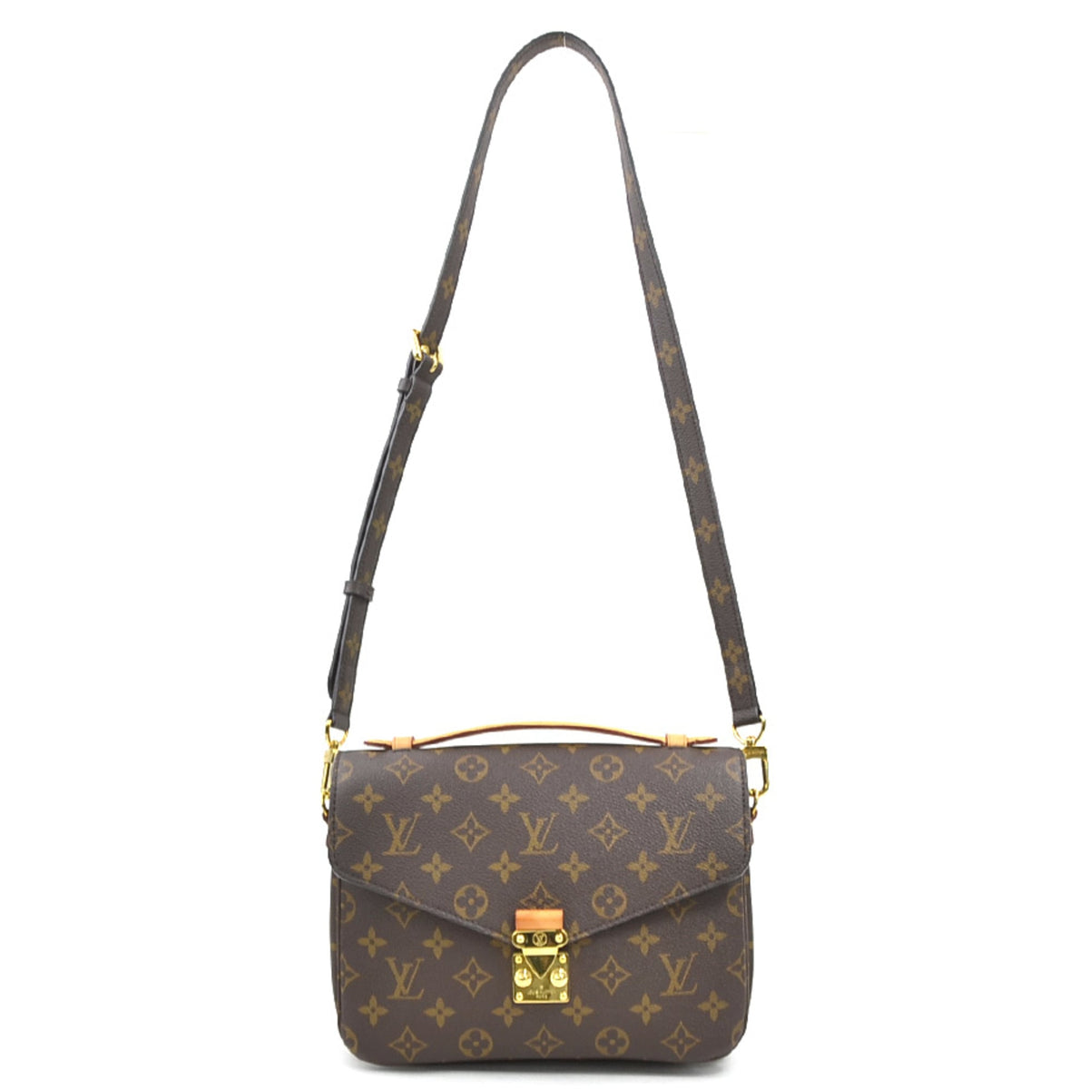 Louis Vuitton Brown Monogram Monogram Pochette Shoulder Bag (Pre-Owned)