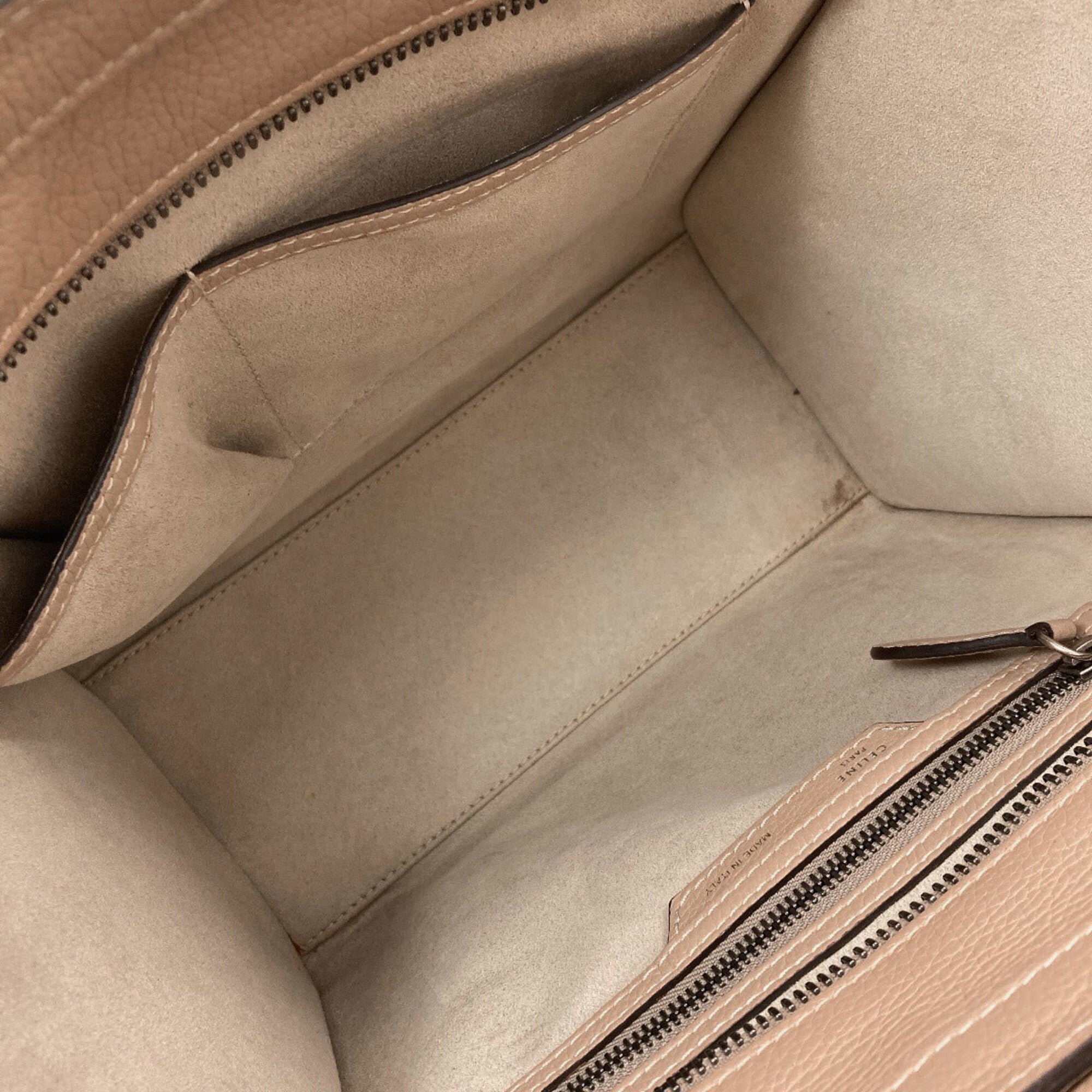 Celine Beige Leather Tote Bag (Pre-Owned)