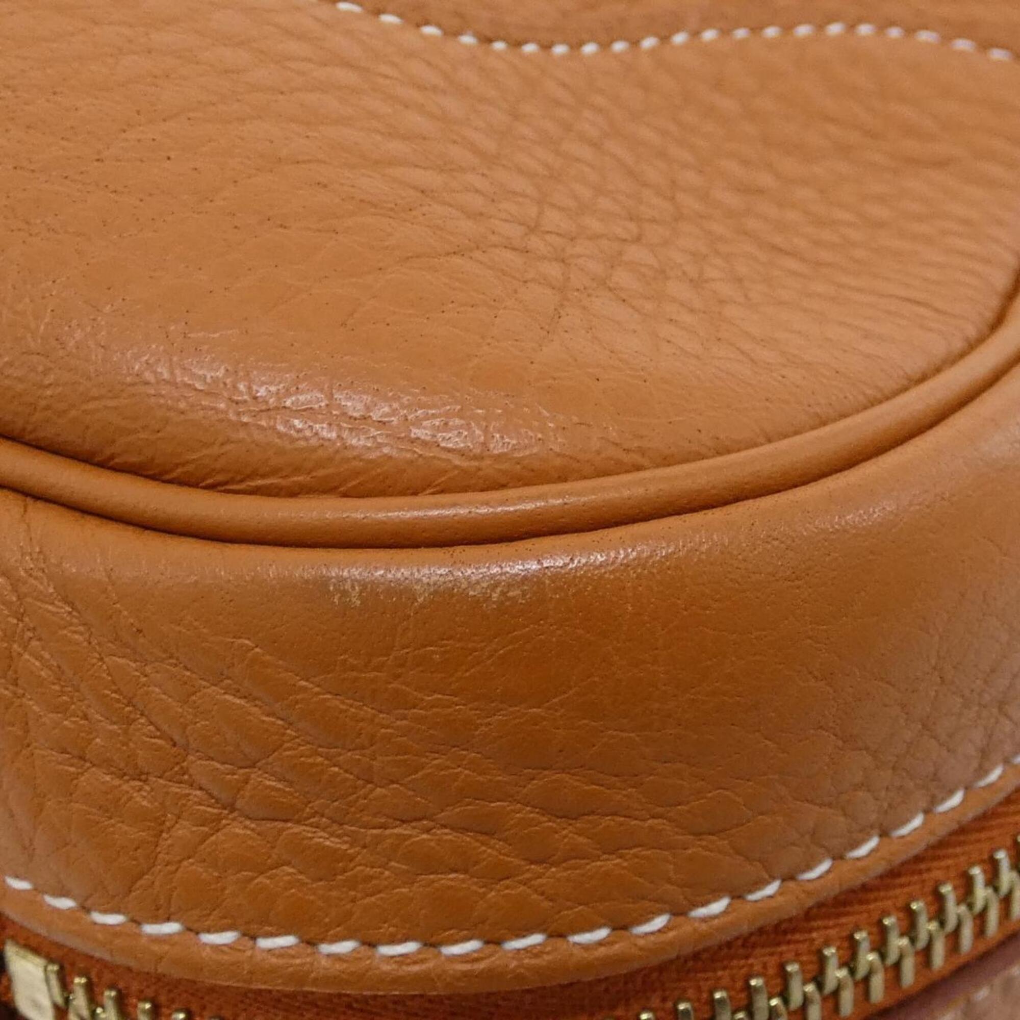 Hermes Brown Taurillon Clemence Leather Boston Bag (Pre-Owned)