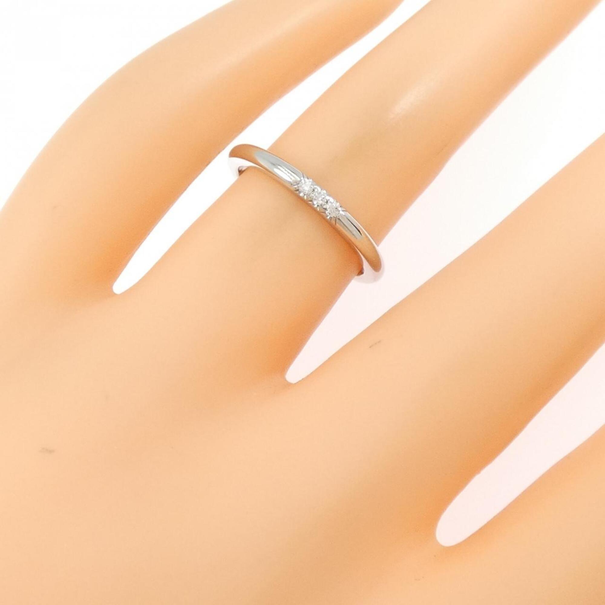 Tiffany Platinum Platinum 950 Band Ring (Pre-Owned)