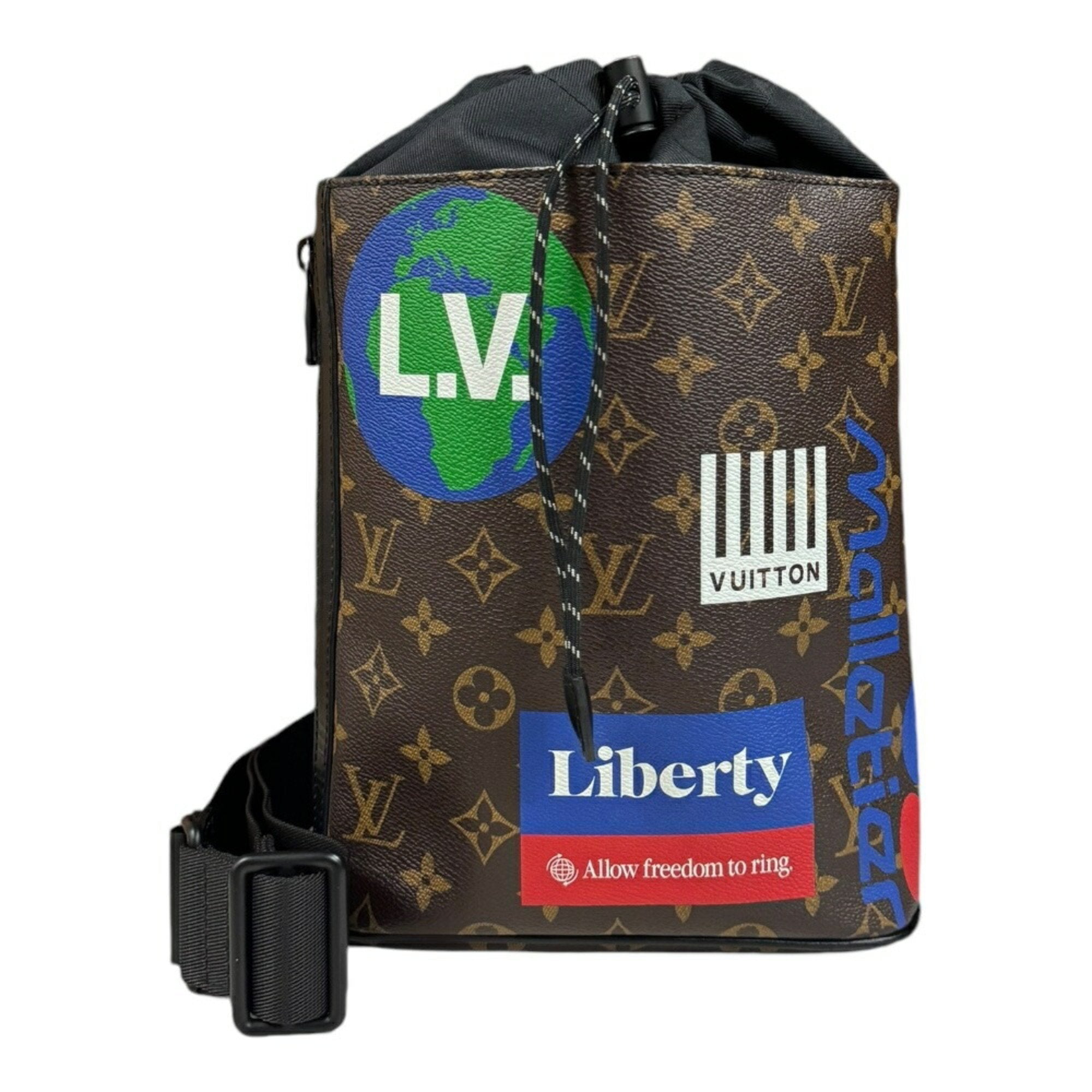 Louis Vuitton Brown Monogram Canvas Sling Bag (Pre-Owned)