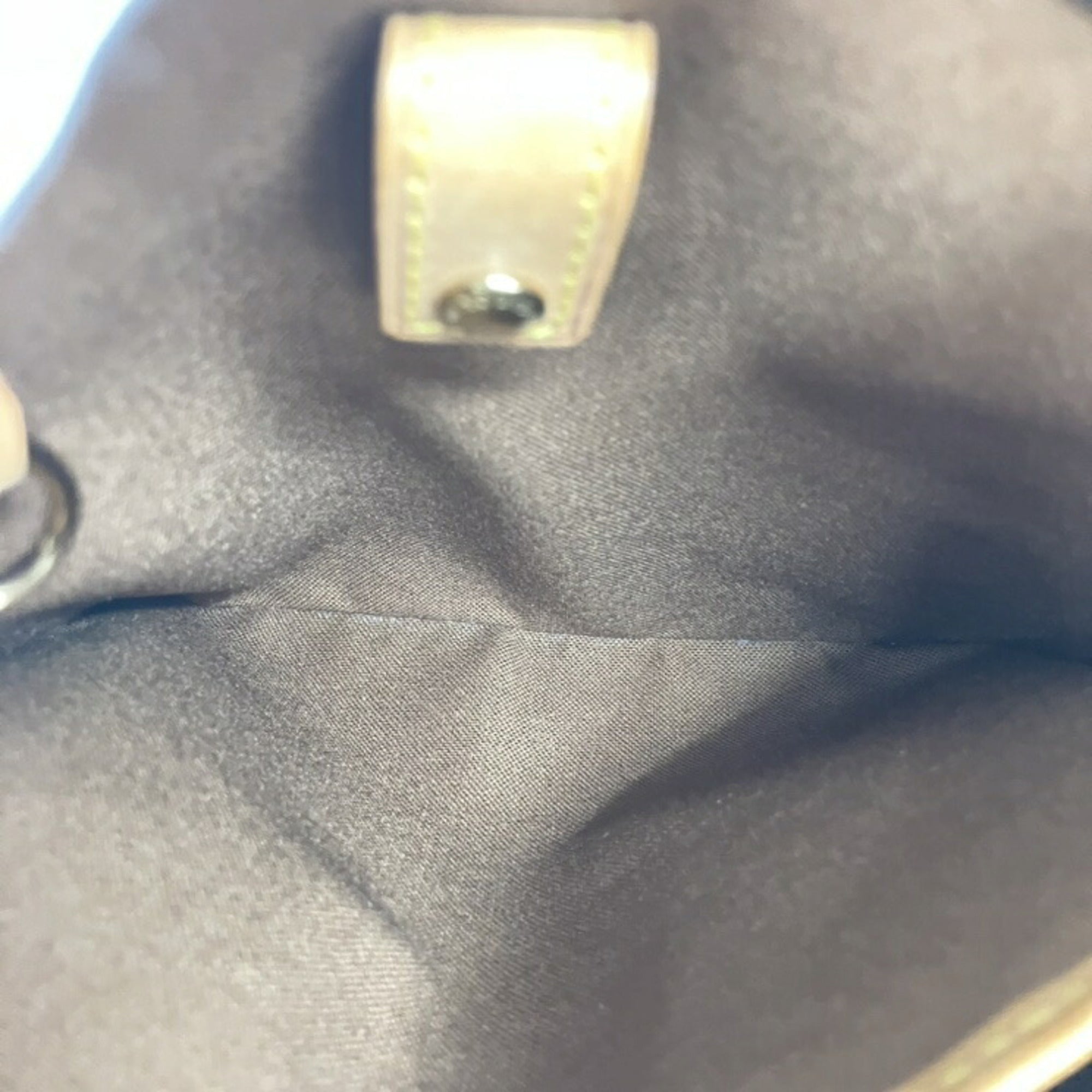 Louis Vuitton Monogram Brown Leather Tote Bag (Pre-Owned)