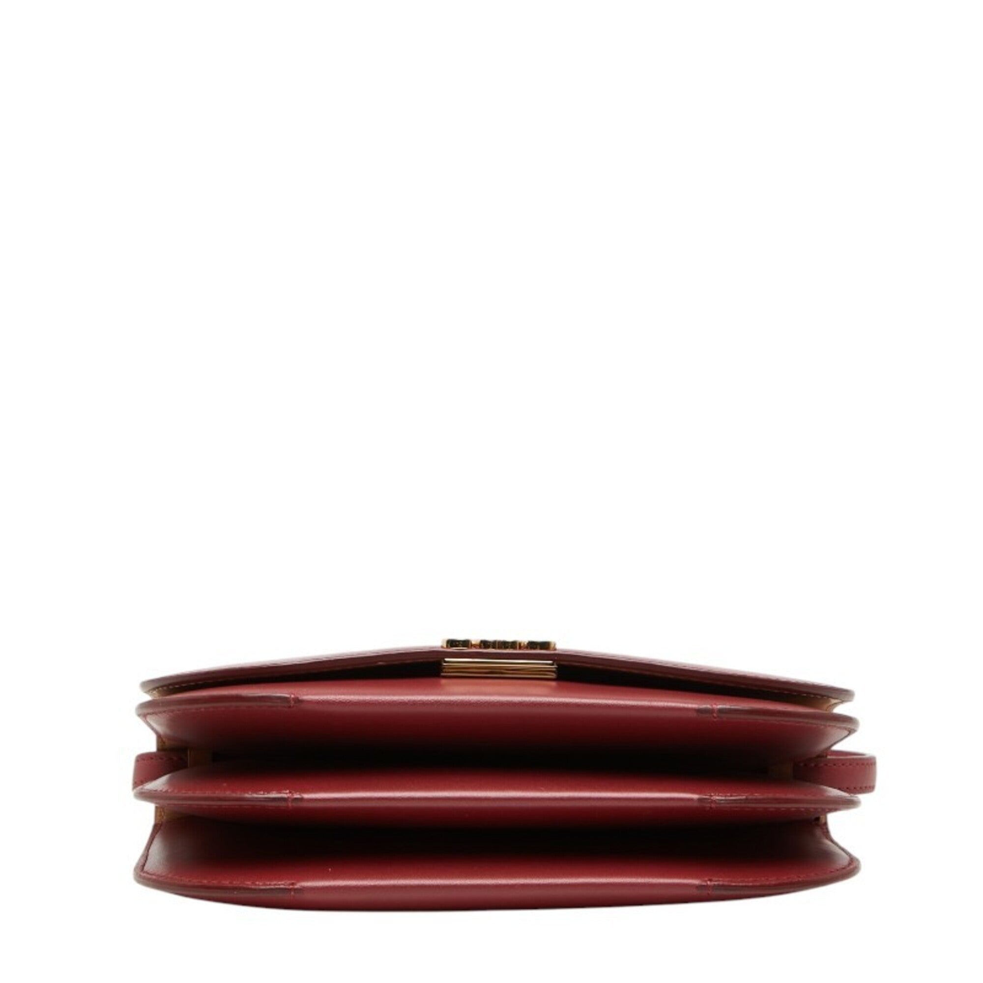 Loewe Bordeaux Leather Shoulder Bag (Pre-Owned)