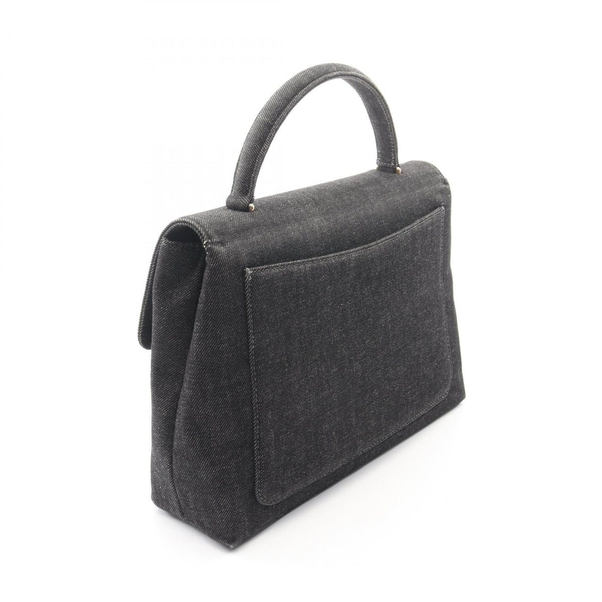 Chanel Black Denim Handbag (Pre-Owned)