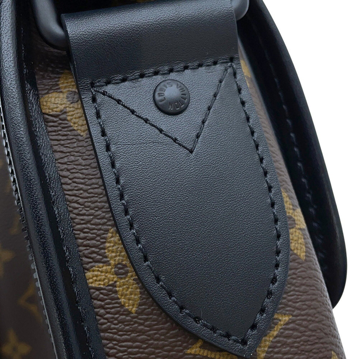 Louis Vuitton Black Monogram Macassar Noir Monogram Handbag Shoulder Bag (Pre-Owned)