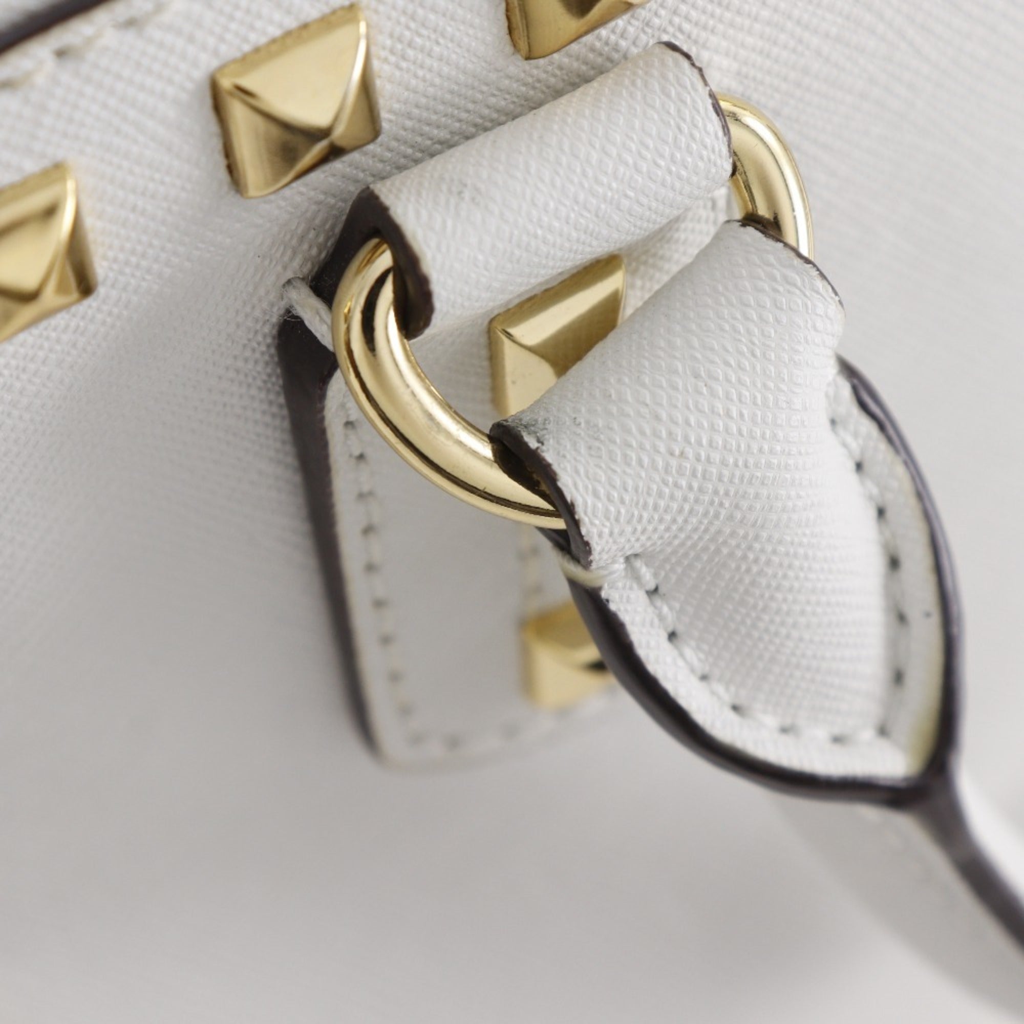 Michael Kors White Leather Handbag (Pre-Owned)
