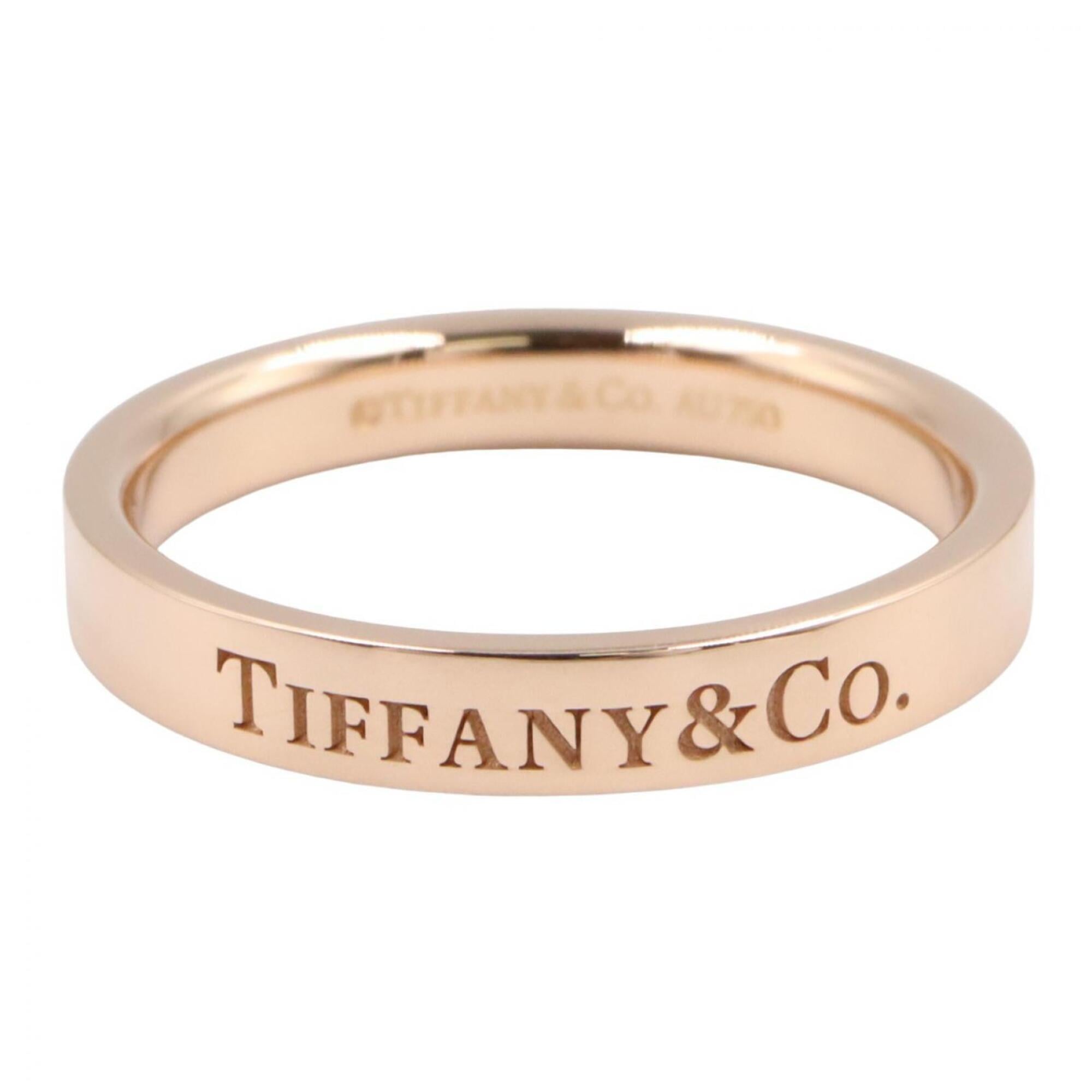 Tiffany Gold Pink Gold (18K) Band Ring (Pre-Owned)