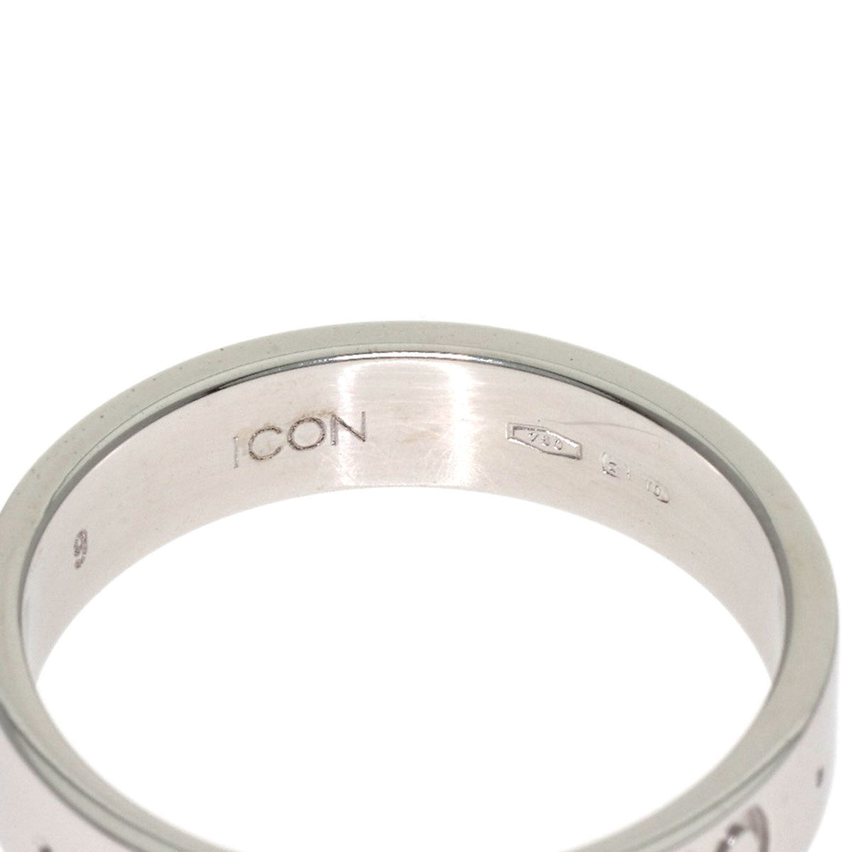 Gucci Icon White Gold (18K) Band Ring (Pre-Owned)