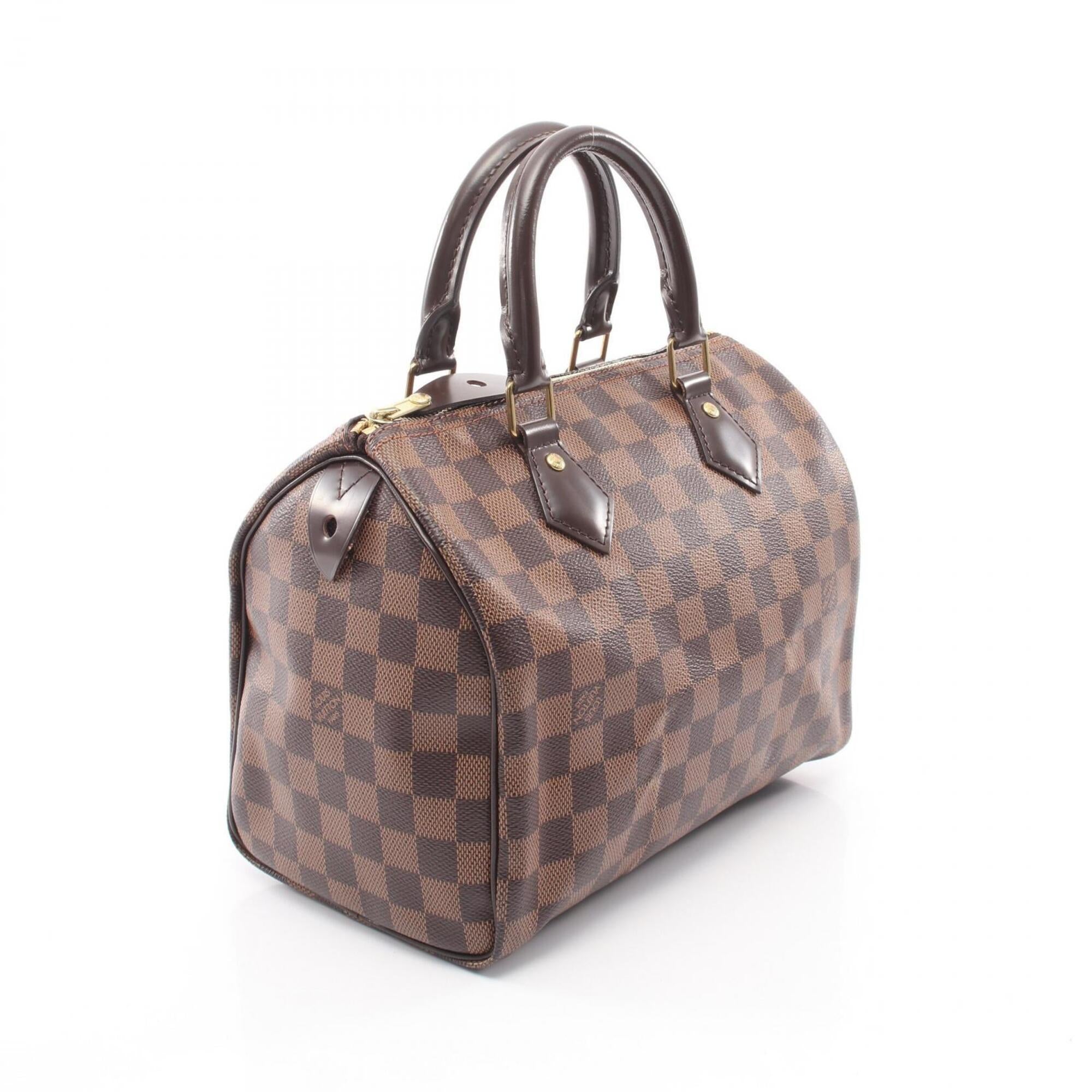 Louis Vuitton Brown Coated Canvas Leather Handbag (Pre-Owned)