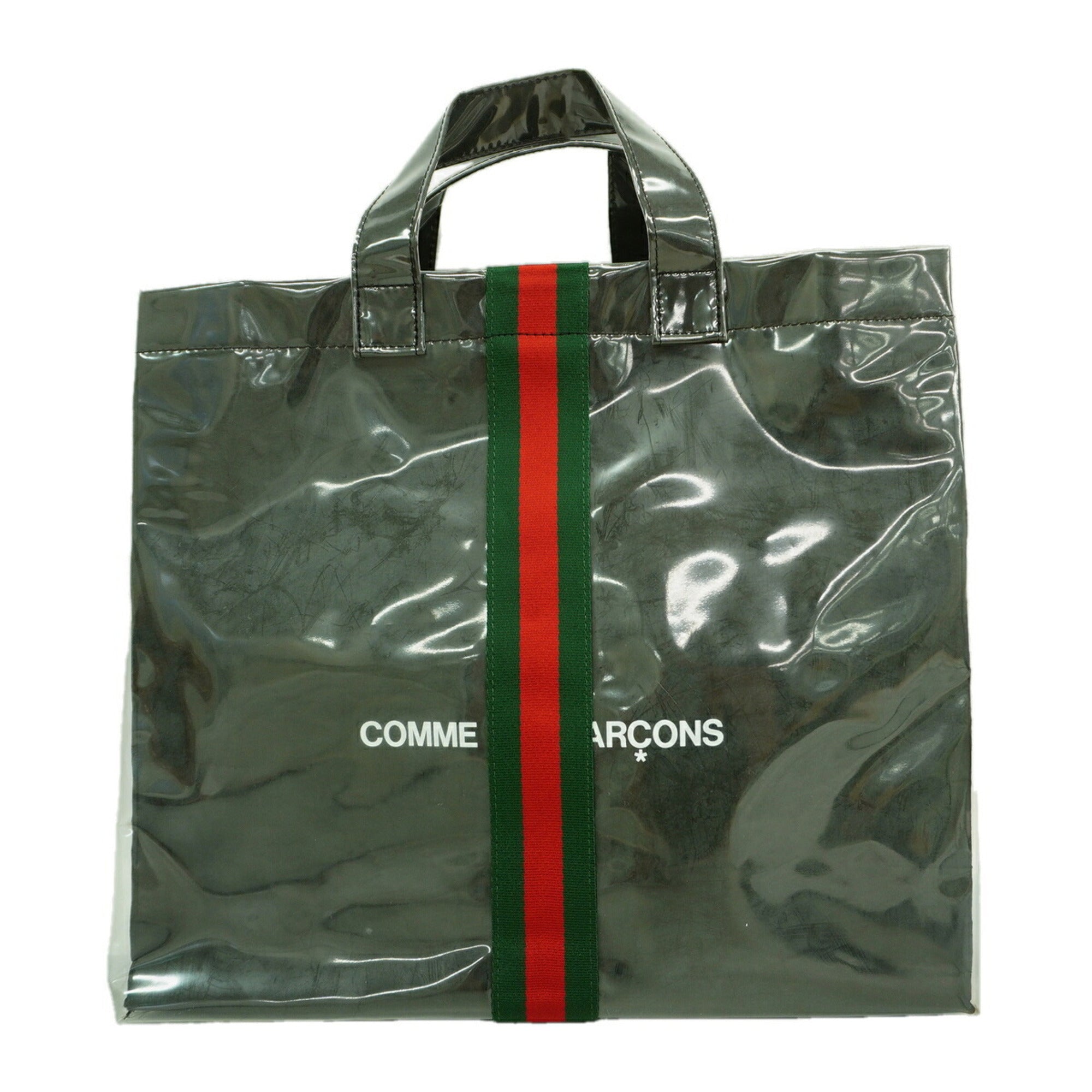 Gucci Black Pvc Tote Bag (Pre-Owned)