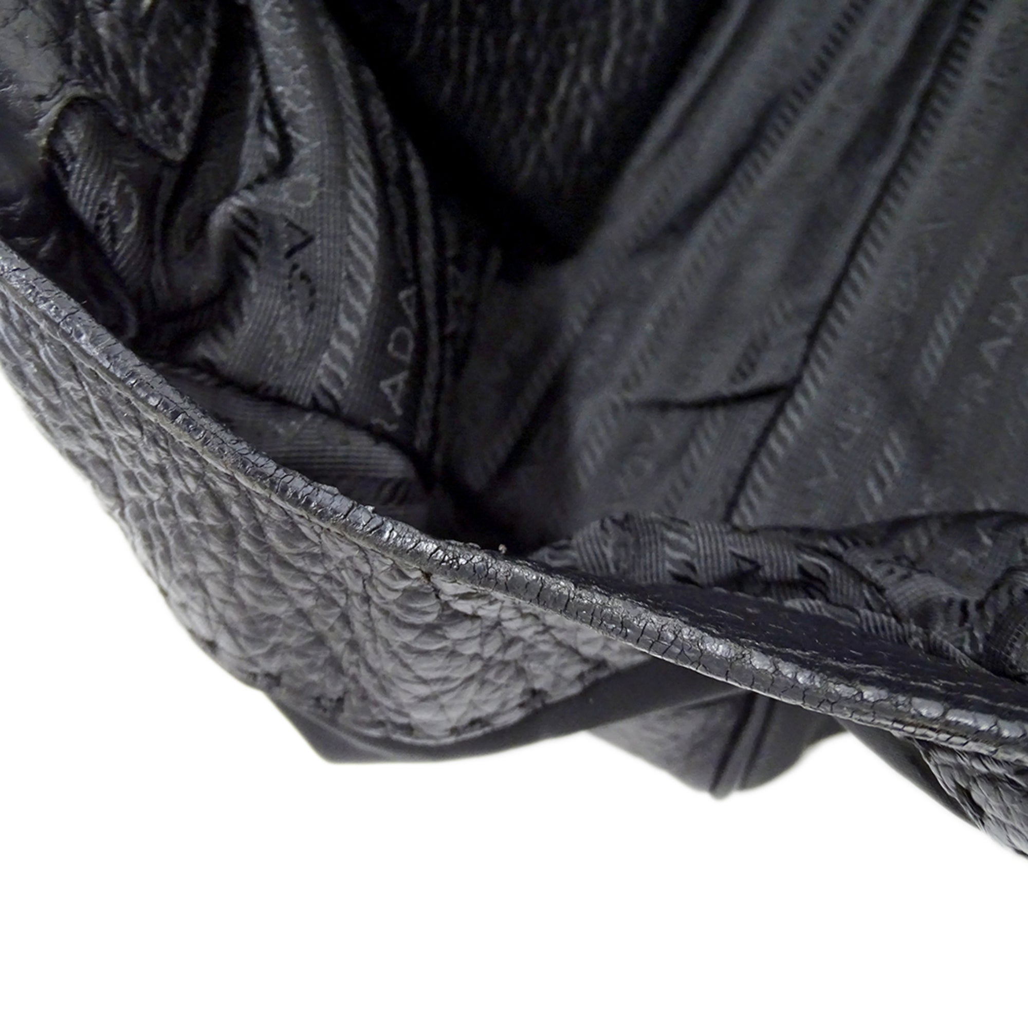 Prada Black Nylon Handbag Tote Bag (Pre-Owned)