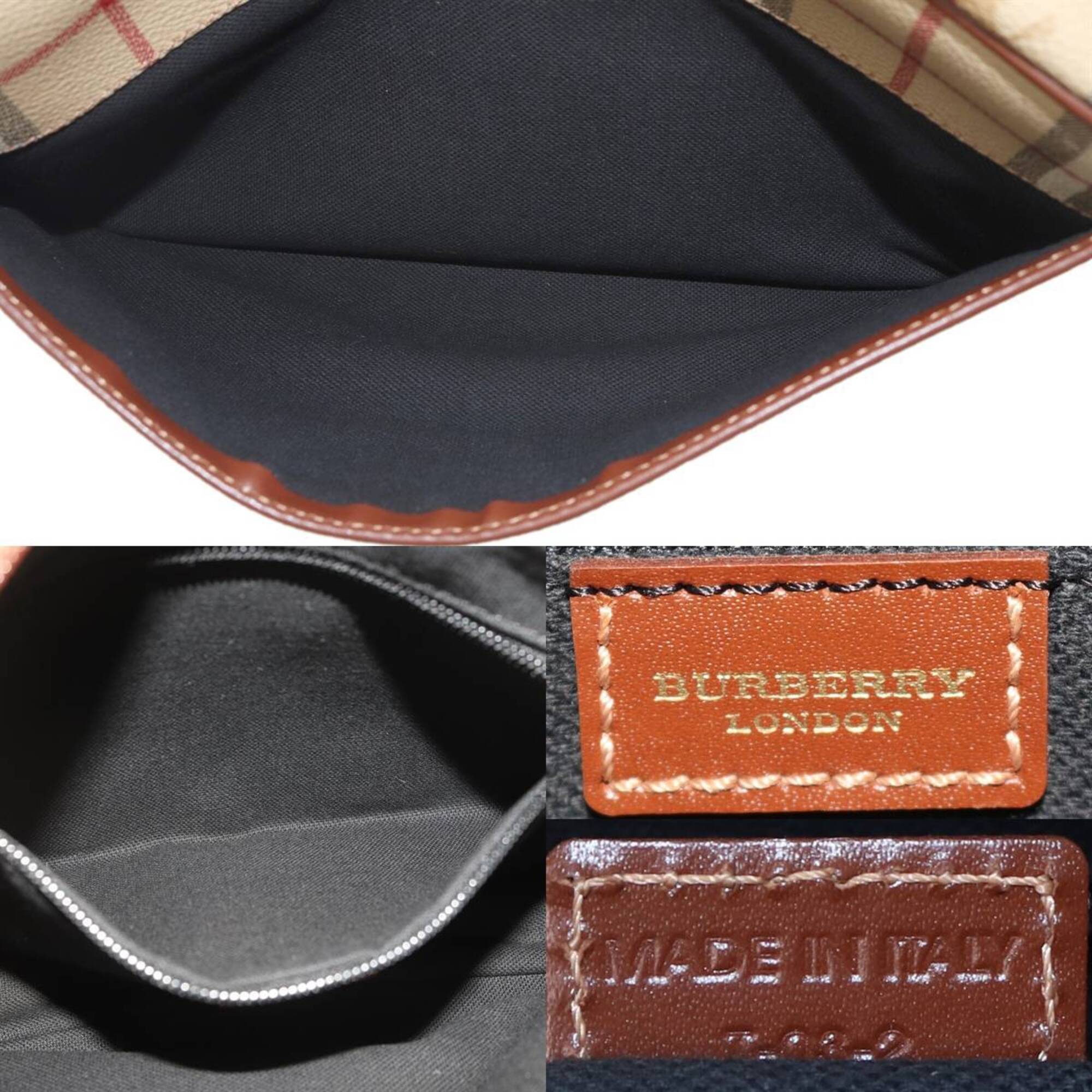 Burberry Beige Clutch Bag (Pre-Owned)