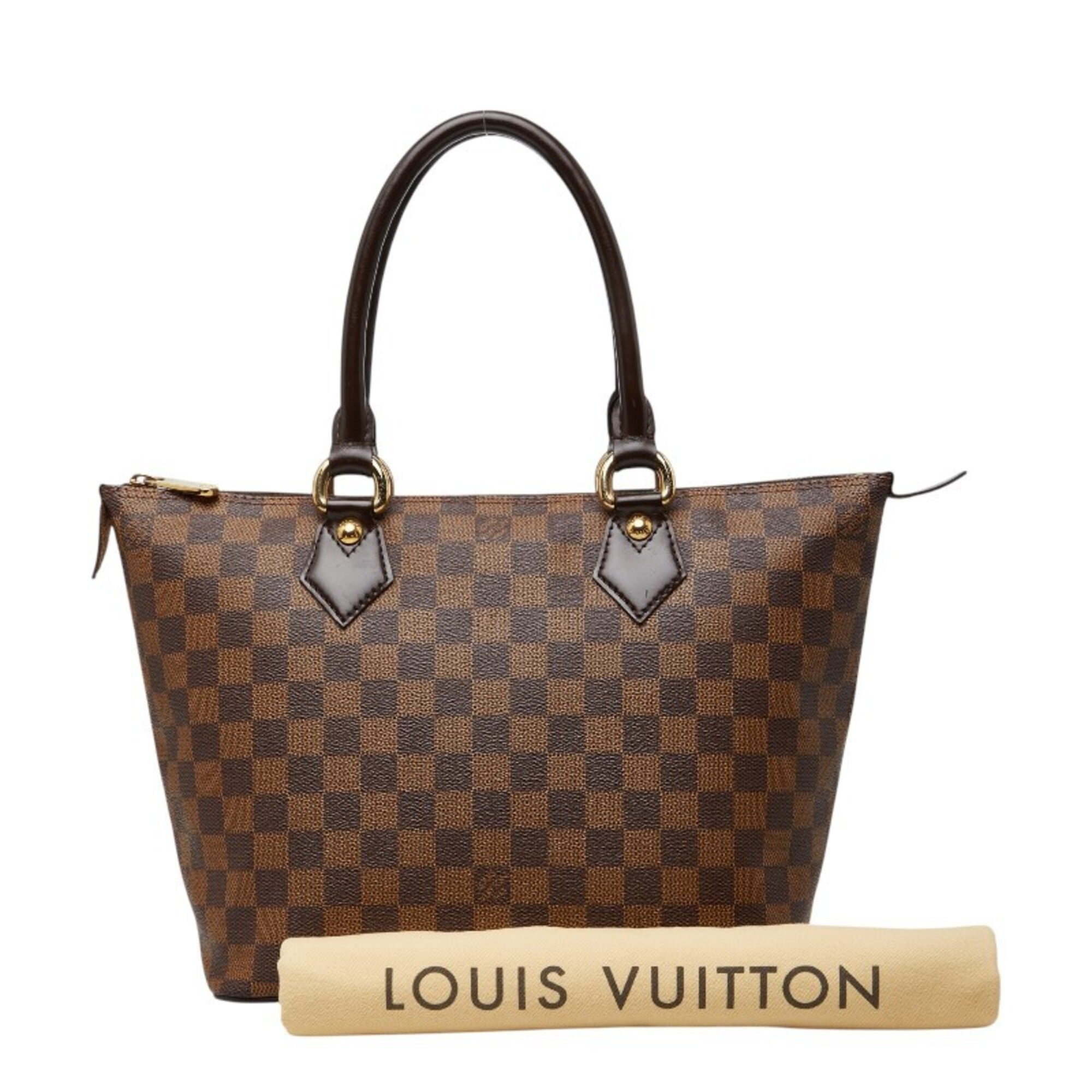 Louis Vuitton Brown Pvc Leather Tote Bag (Pre-Owned)