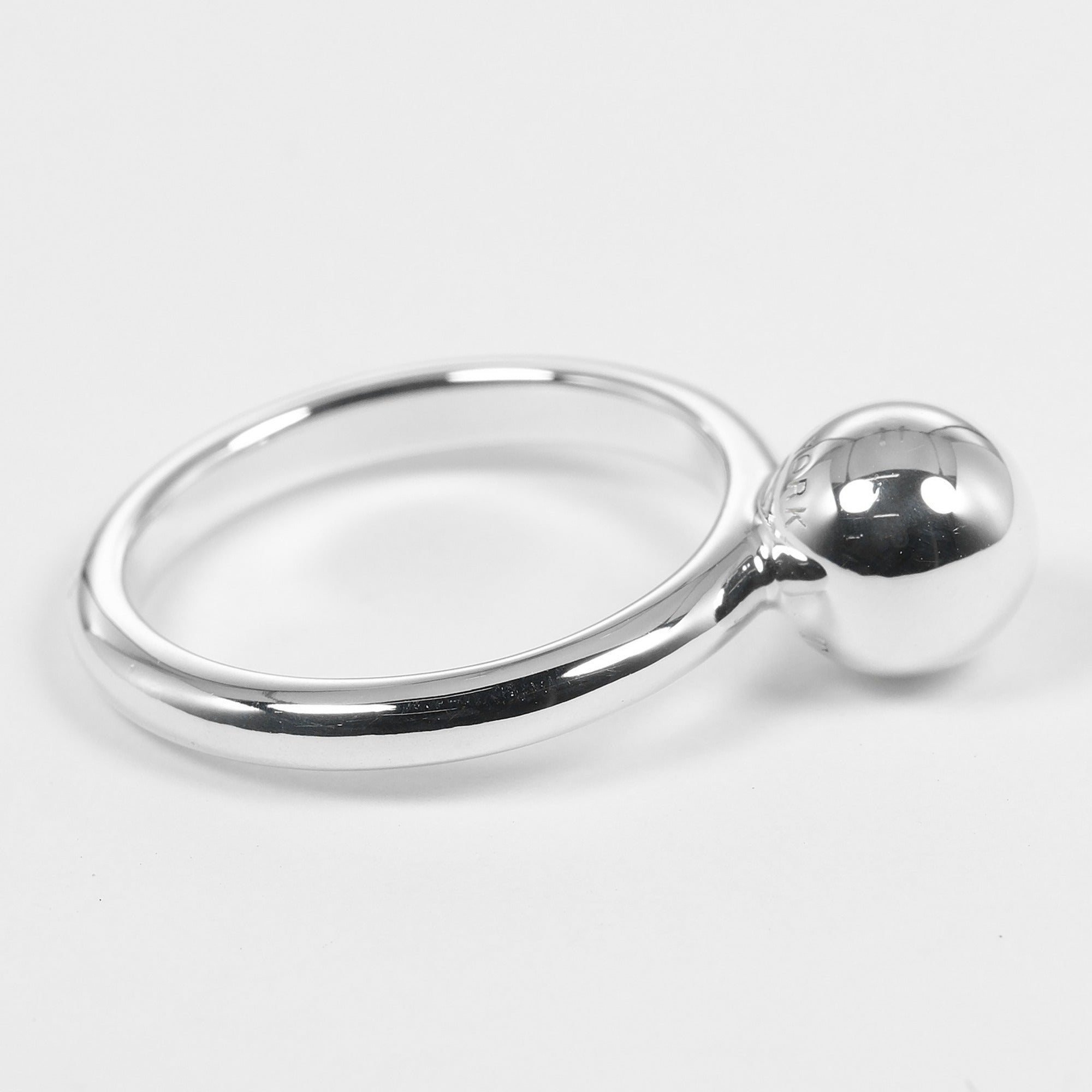 Tiffany Silver Silver 925 Band Ring (Pre-Owned)