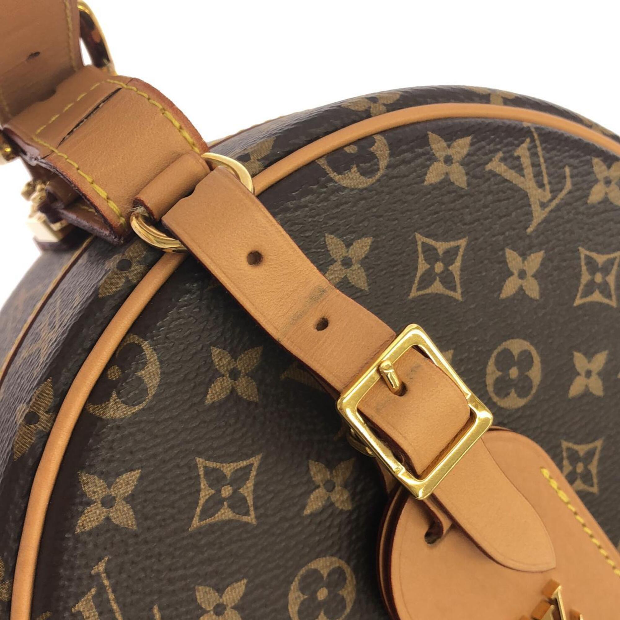 Louis Vuitton Marron Coated Canvas Handbag (Pre-Owned)