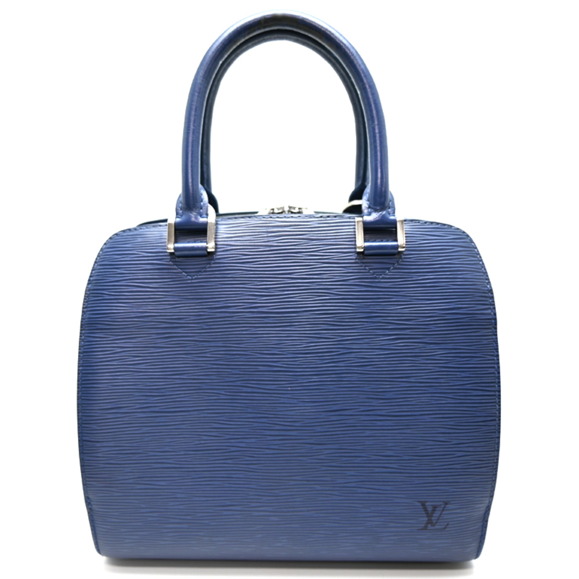 Louis Vuitton Toledo Blue Epi Leather Handbag (Pre-Owned)