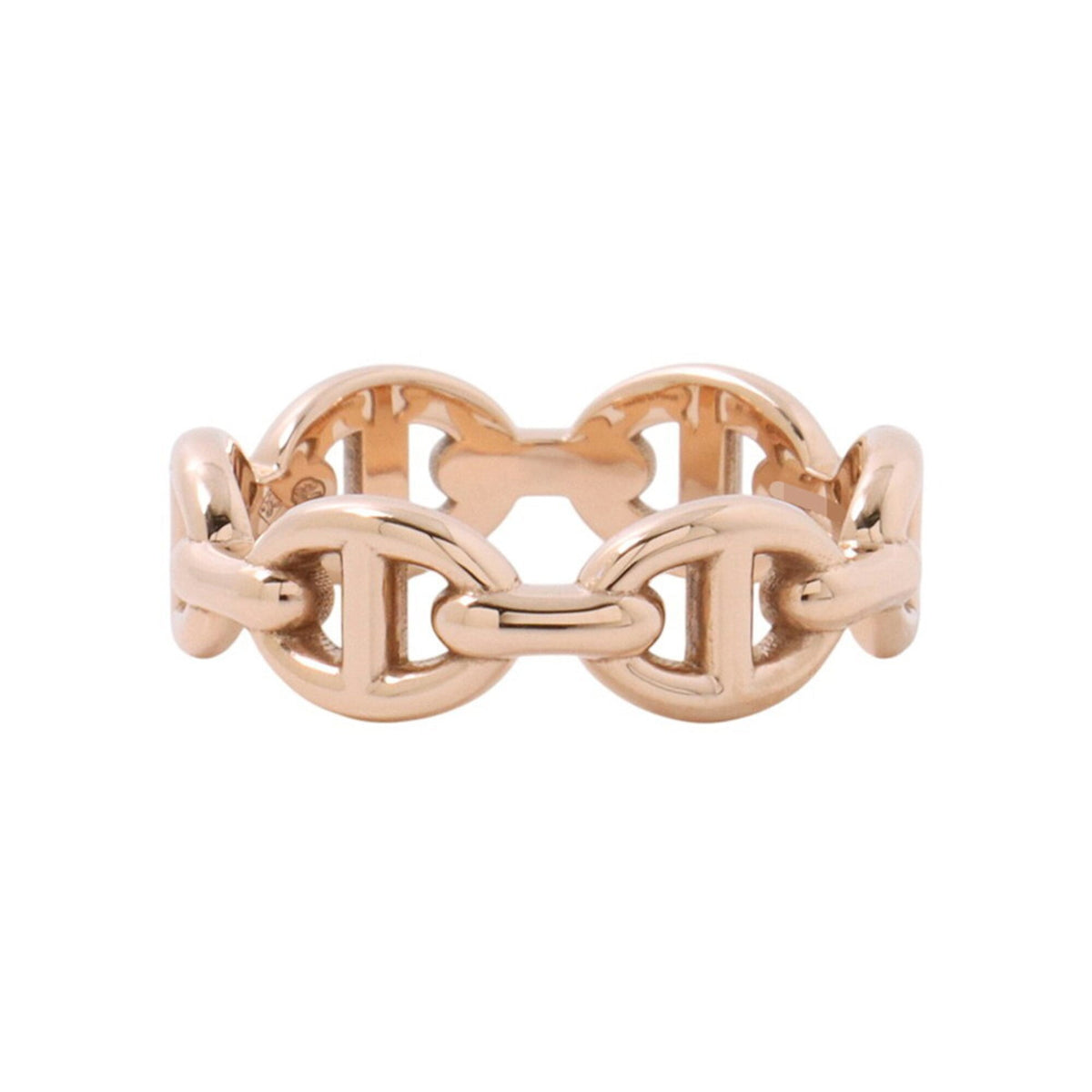 Hermes Pink Gold (18K) Band Ring (Pre-Owned)
