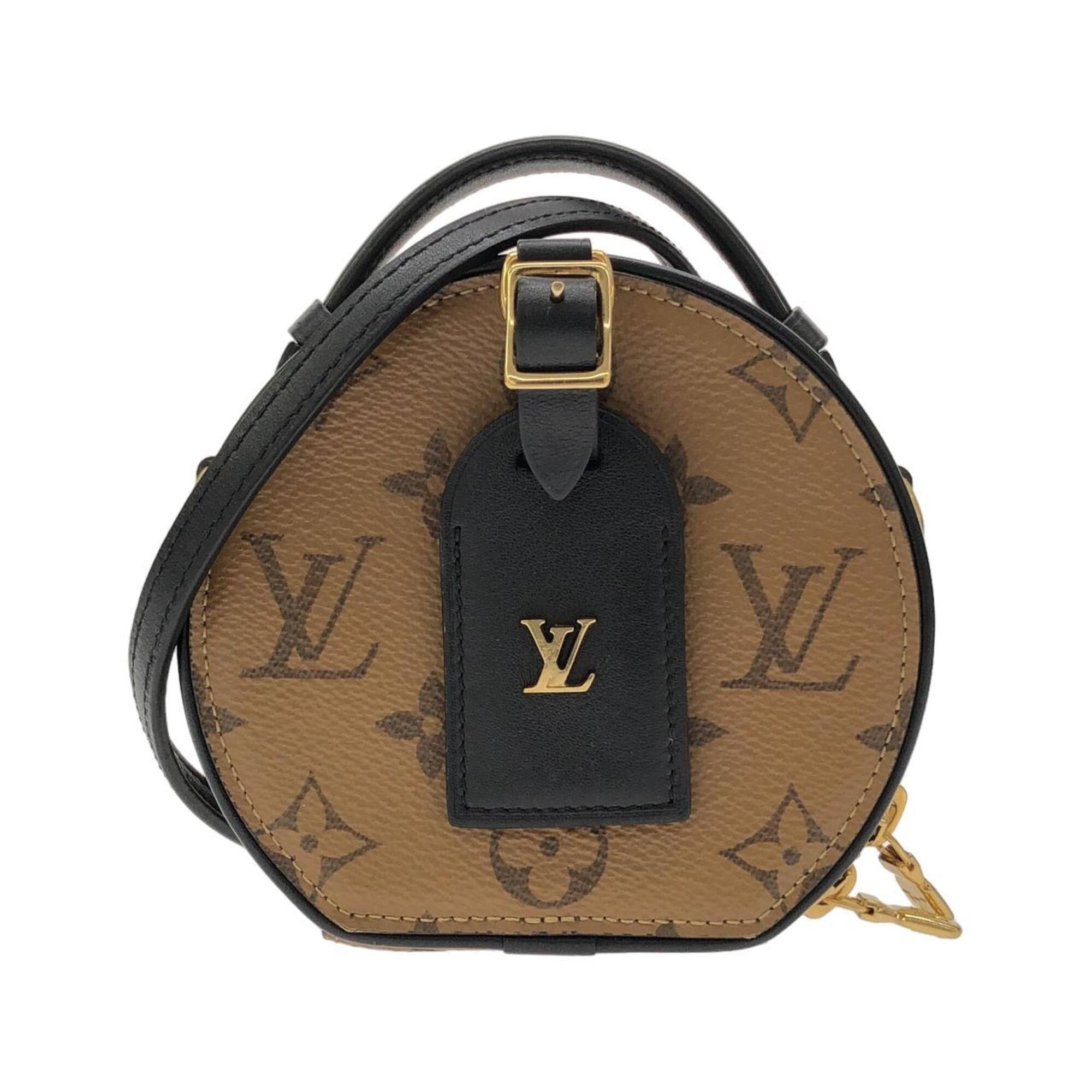 Louis Vuitton Marron Coated Canvas Shoulder Bag (Pre-Owned)