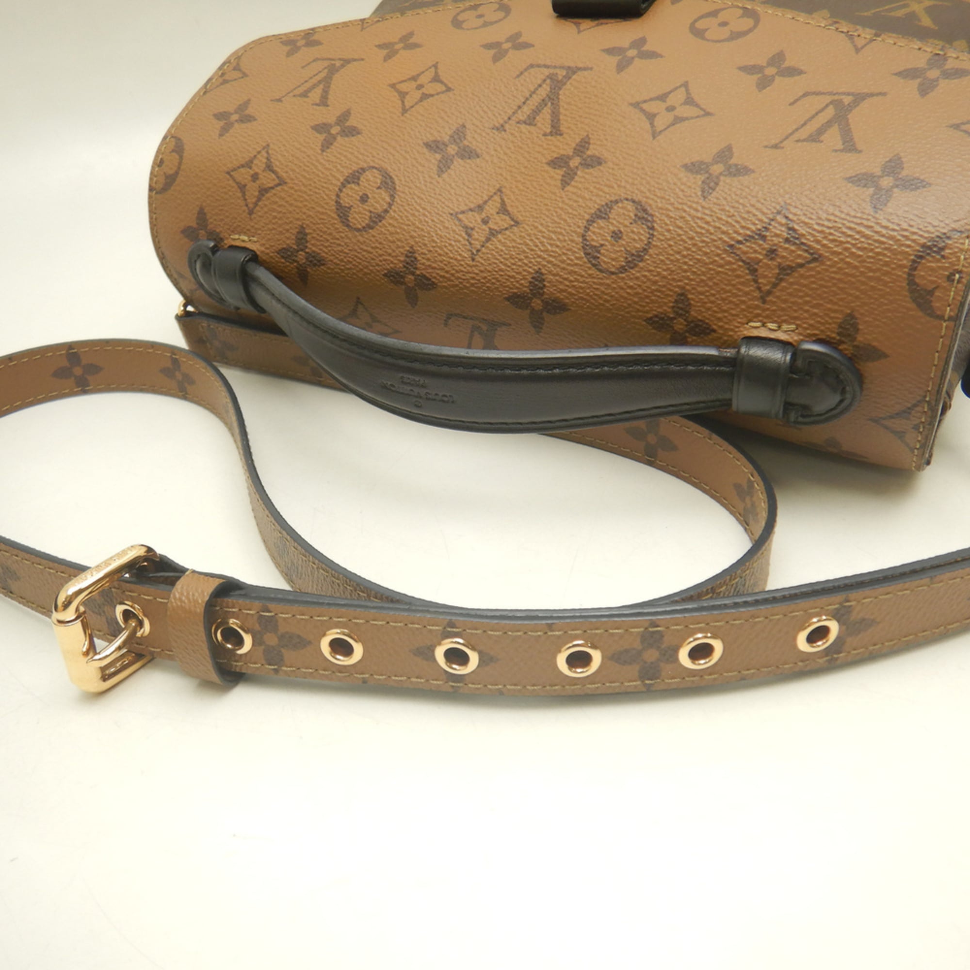 Louis Vuitton Brown Monogram Reverse Monogram Reverse Handbag (Pre-Owned)