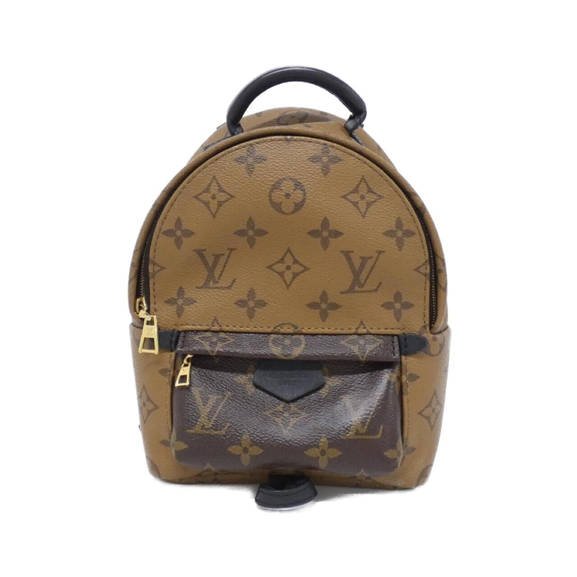 Louis Vuitton Marron Coated Canvas Backpack (Pre-Owned)