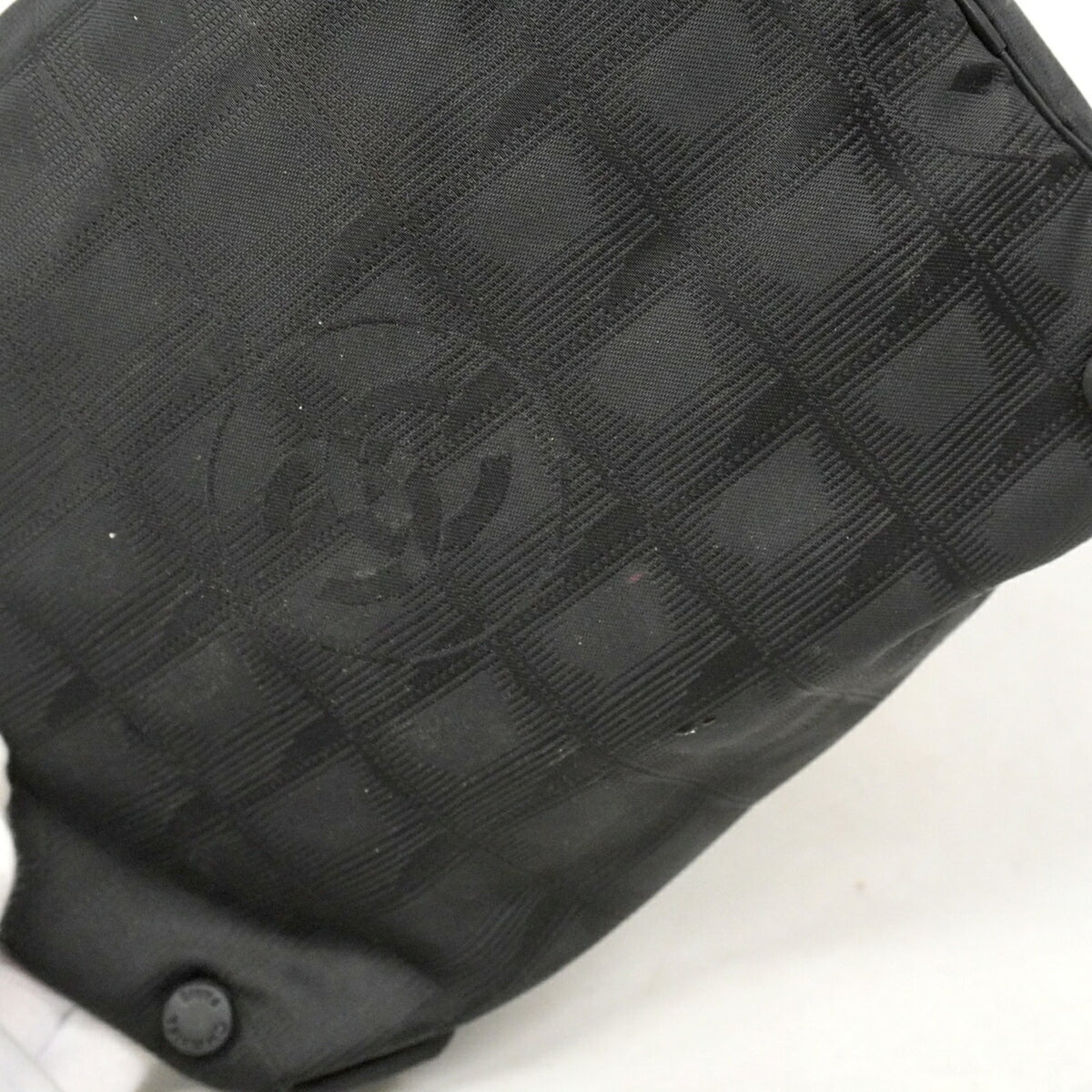Chanel Black Nylon Vanity Bag (Pre-Owned)